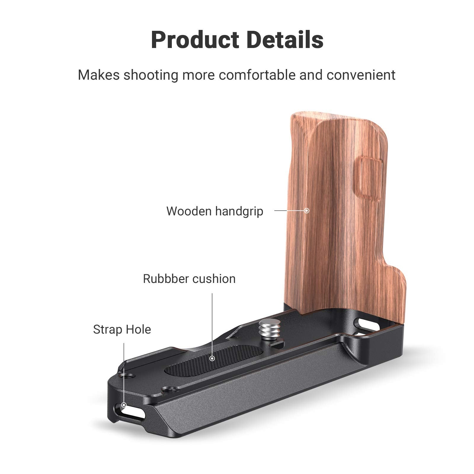 Smallrig L-Shape Bracket Wooden Grip For Rx100 Iii/Iv/V (Va) / Vi/Vii Camera - Lcs2467