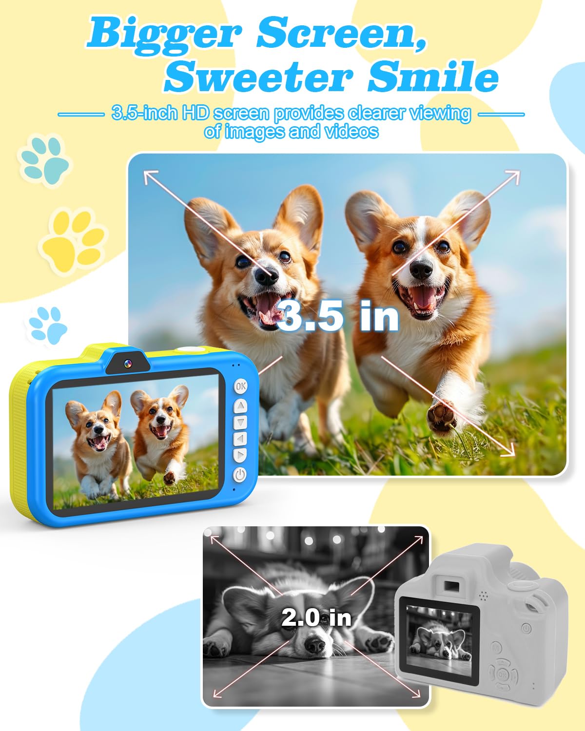 Kids Camera, Offers One Button Operation, Snaps Shots Digitally, Magnification Shot Mode Encourages Creativity, A Sleek And Stur