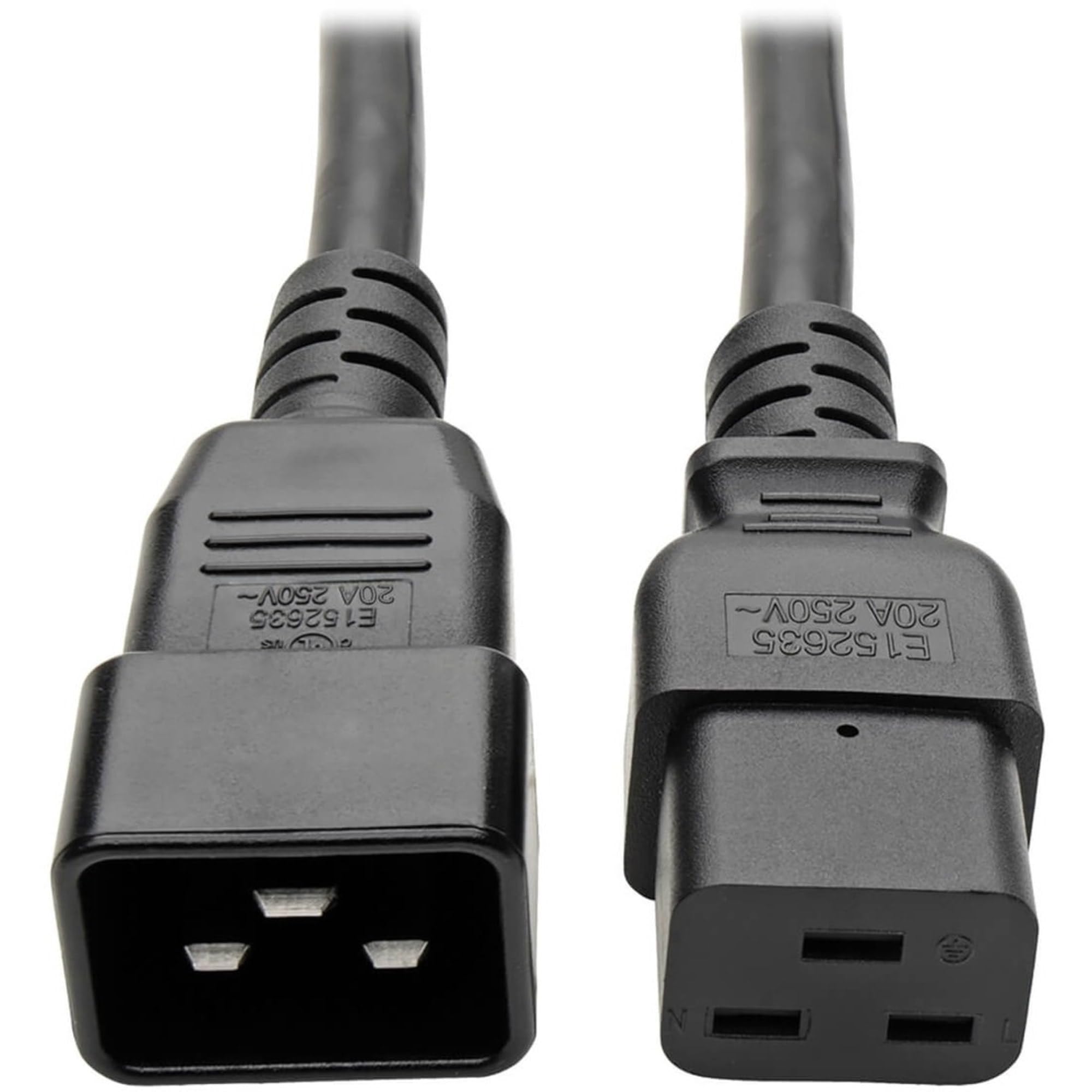 Tripp Lite Heavy Duty Computer Power Extension Cord For Servers And Computers 20A, 12Awg (Iec 320 C19 To Iec 320 C20) 6 Ft.(P036