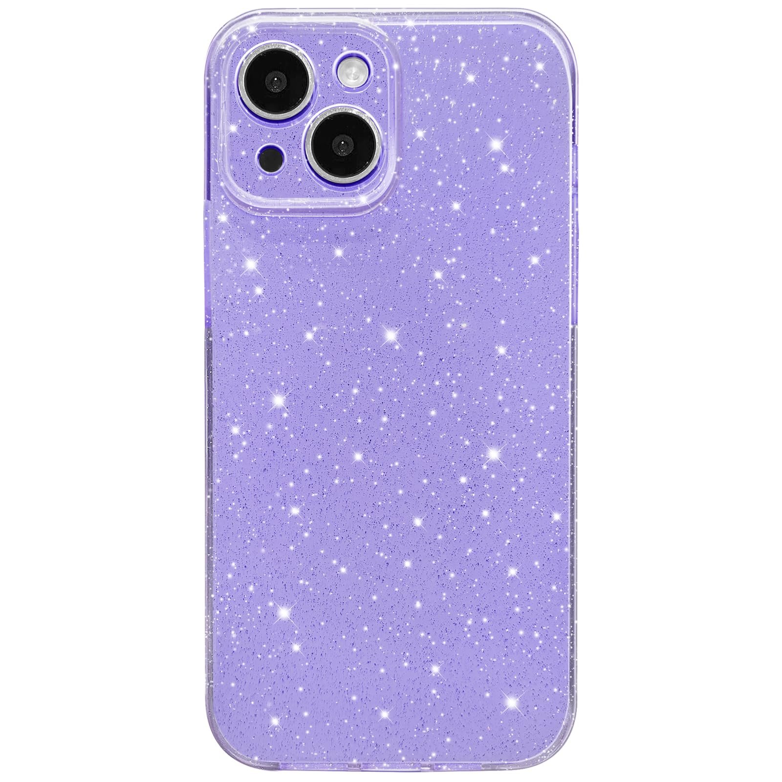 Hython Case for iPhone 13 Mini Case Glitter Cute Sparkly Shiny Bling Sparkle Phone Cases 5.4, Thin Slim Fit Soft TPU Bumper Shoc