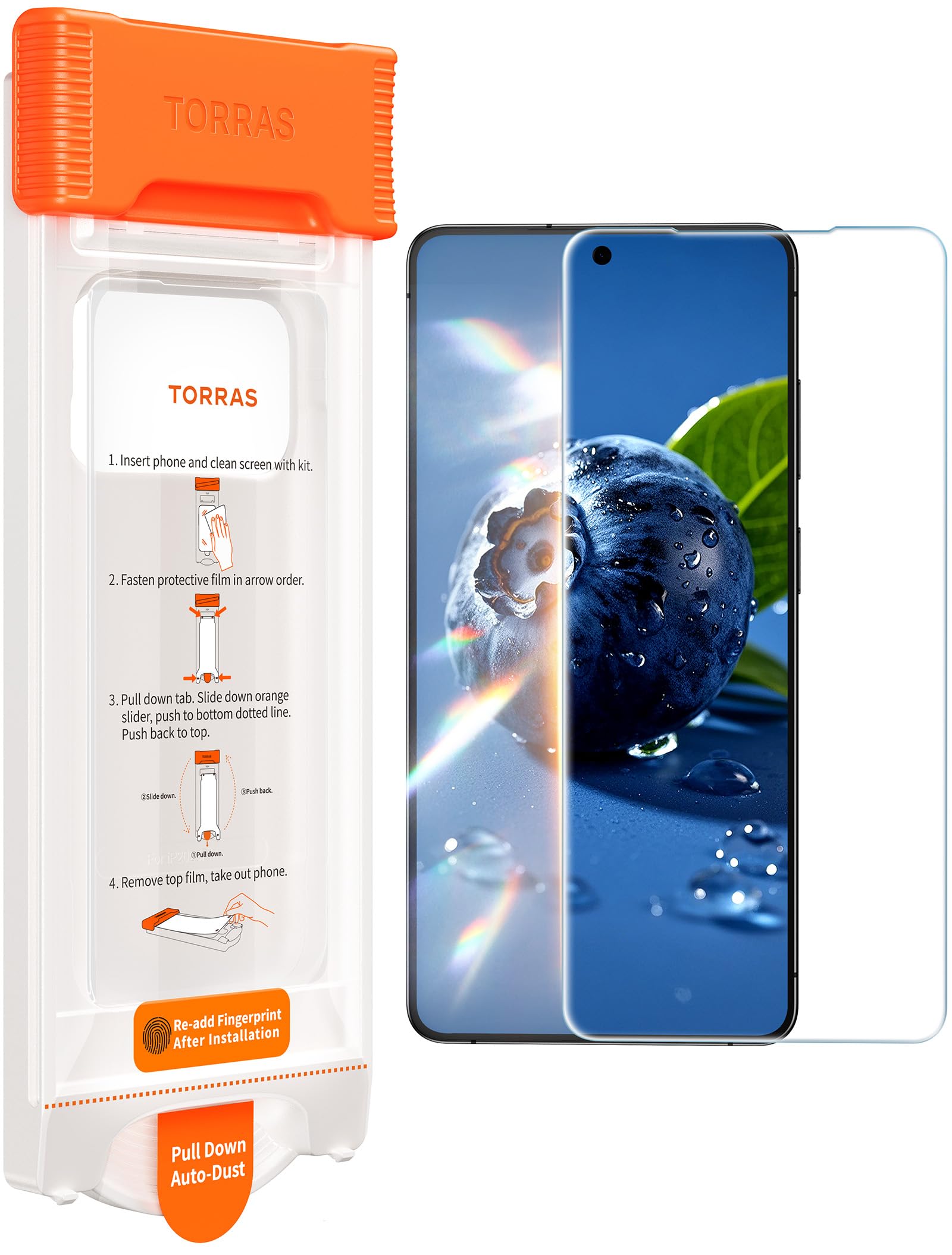 TORRAS OrigArmor for Samsung Galaxy S26 Ultra Screen Protector [100% Anti Reflection] [Full Coverage Fit] Military-Grade Shatter