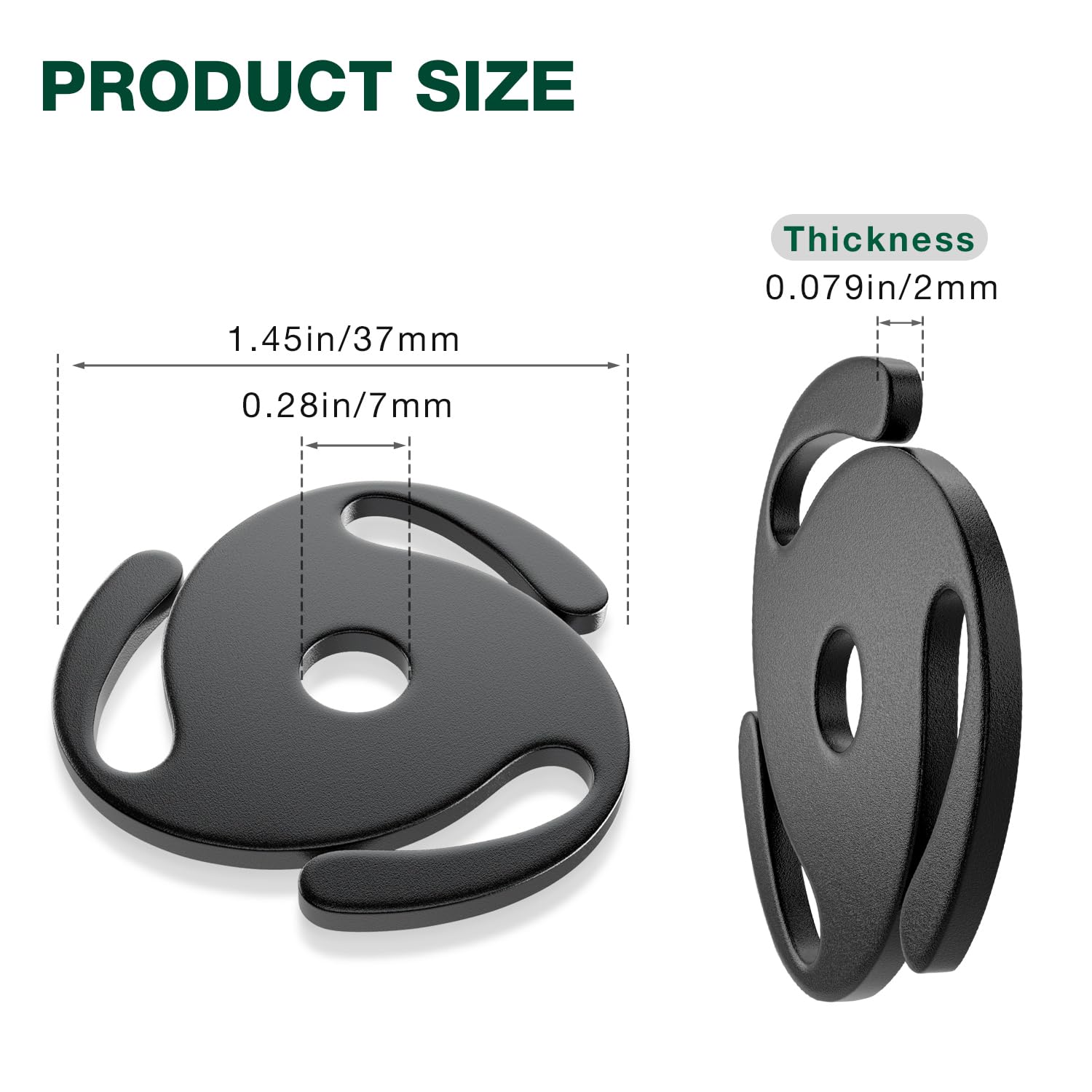 Facmogu 45 Rpm Record Adapter, 7 Inch 45 Adapter For Record Player, 45 Vinyl Record Solid Aluminum Adaptor, 45 Rpm Record Adapte