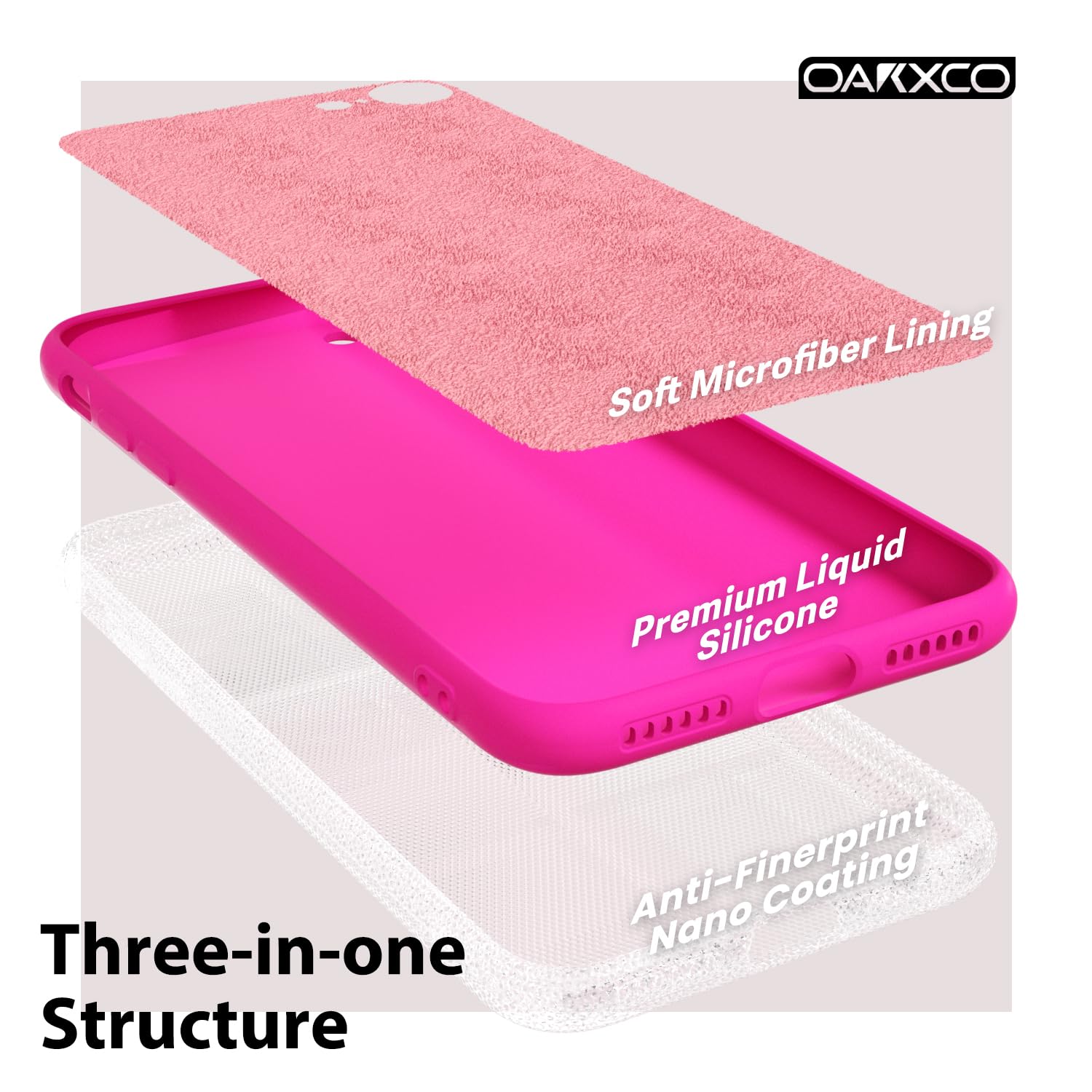 Oakxco For Iphone Se Case 3Rd Generation 2022/2020/2Nd Silicone, Iphone 7/8 Case, Neon Bright Solid Color, Soft Rubber Gel Elega