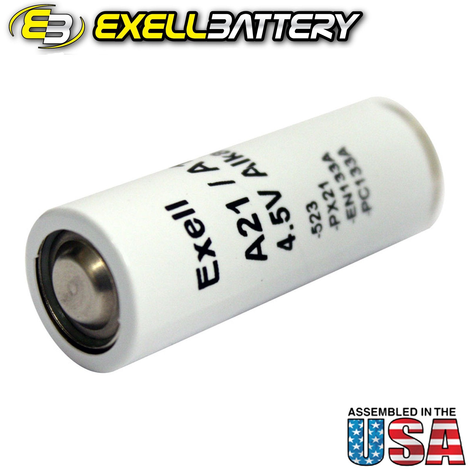 Exell Battery A21Px 4.5V Battery 1306Ap 3Lr50 6135-99-114-1239 A133 A21 Apx21 Ba-1098 En133A Epx21 Pc133A Px21 Rpx21 V21Px Plus