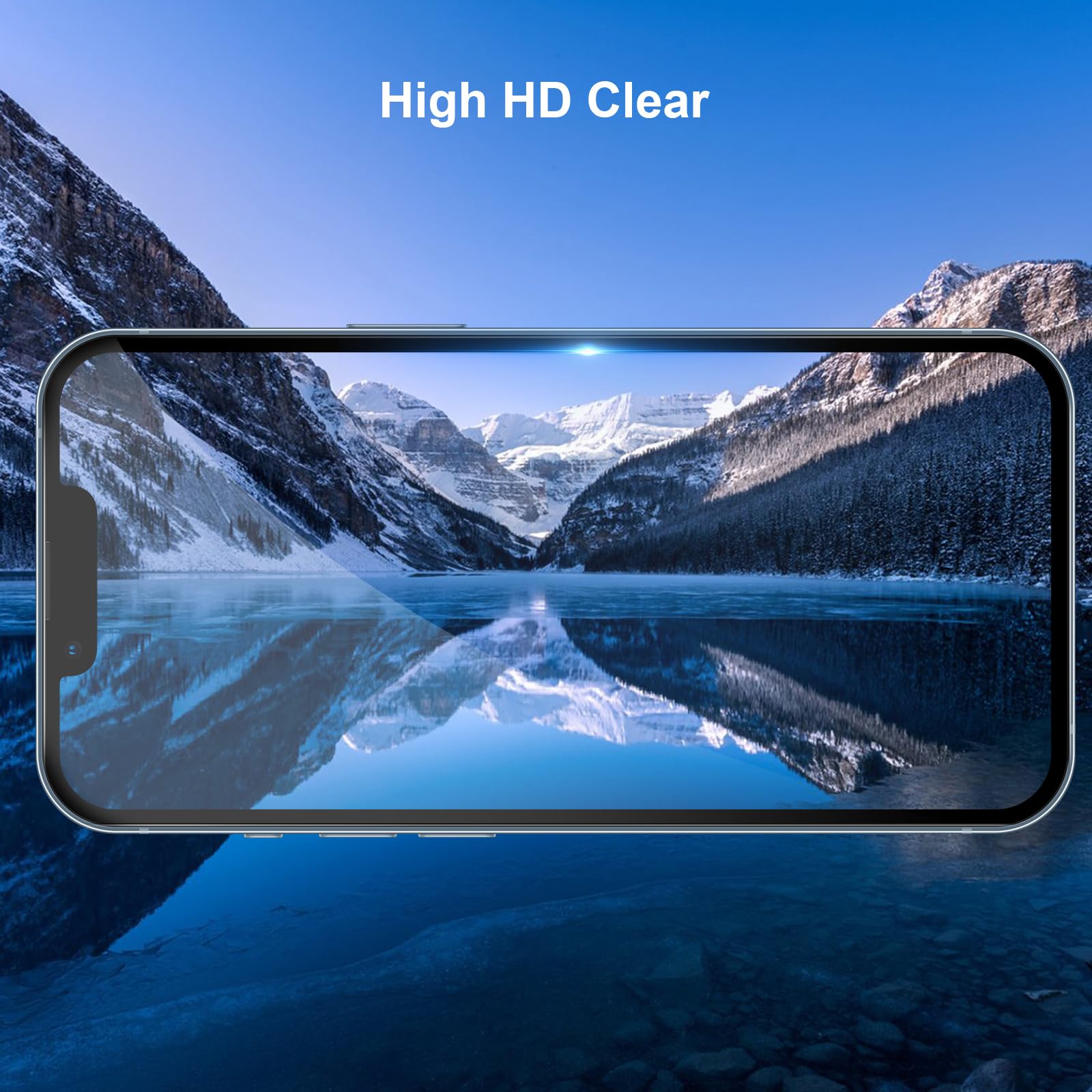 Avoar [2+2 Pack Privacy Screen Protector For Iphone 13 With Camera Lens Protector, 6.1 Inch Tempered Full Screen Glass Accessori