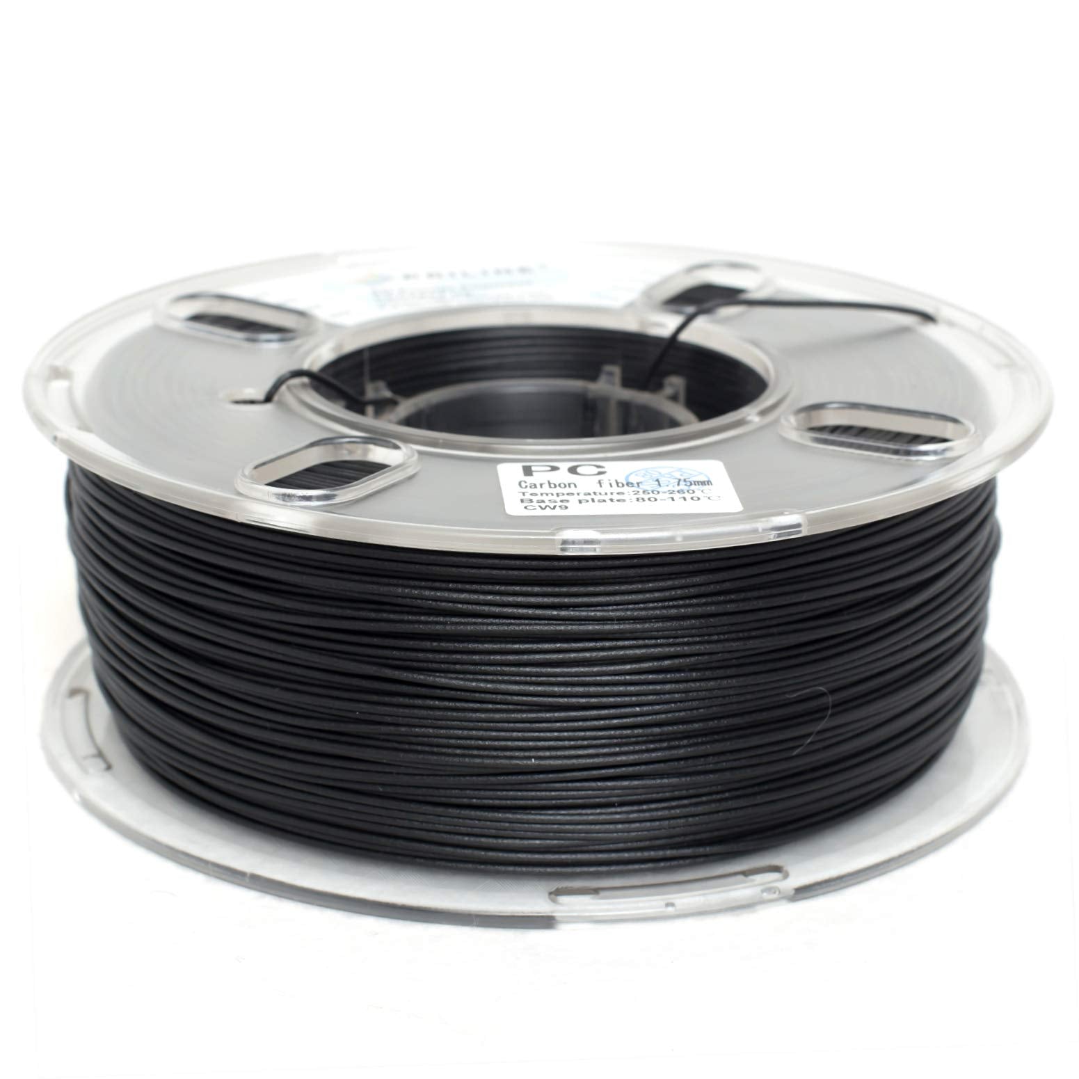Priline Carbon Fiber Filament, Priline Carbon Fiber Polycarbonate 3D Printer Filament 1.75Mm, High Strength Carbon Fiber 3D Prin