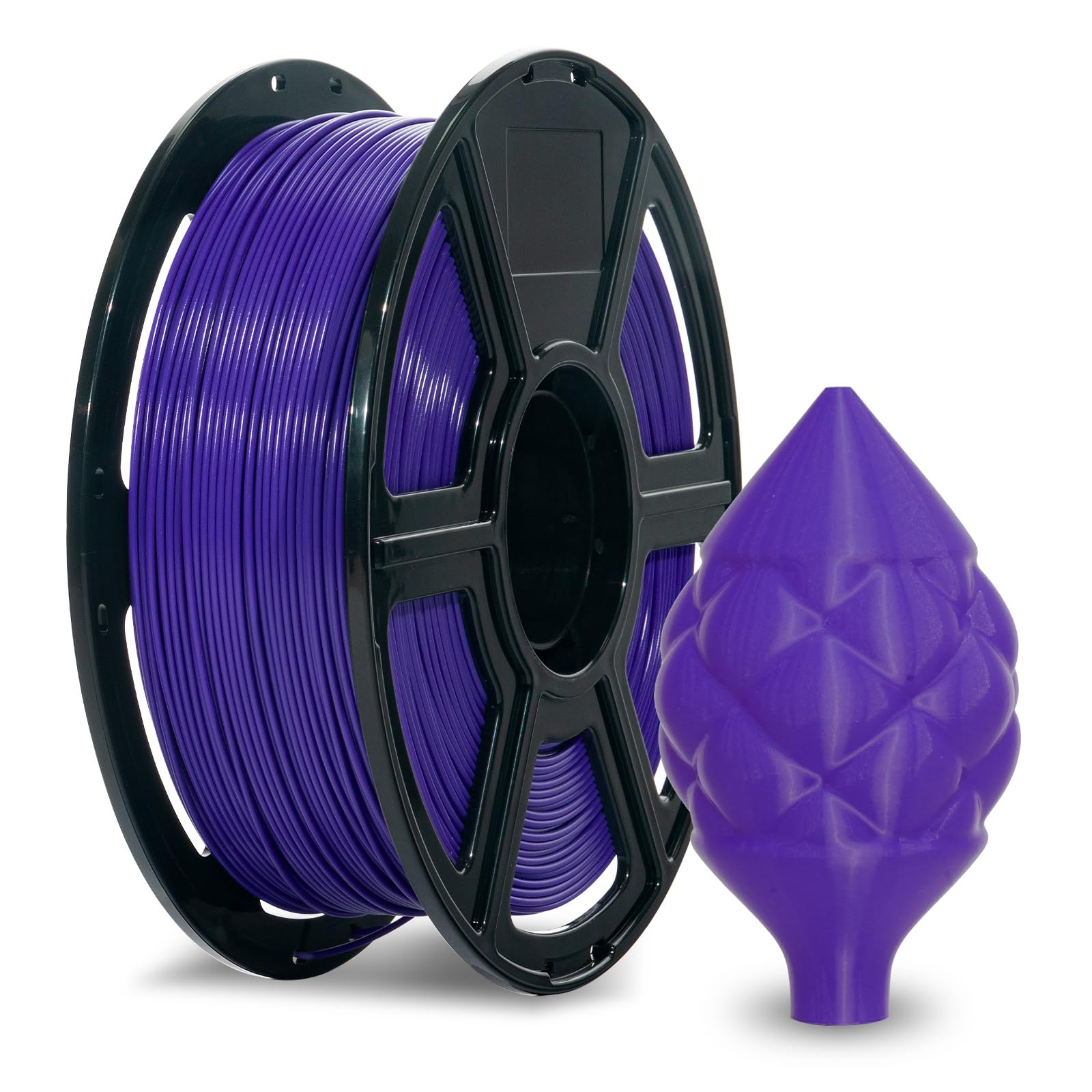 FLASHFORGE ABS Pro Filament 1.75mm Purple, 3D Printer Filament 1kg (2.2lbs) Spool-Dimensional Accuracy +/- 0.02mm, Hot Deformati