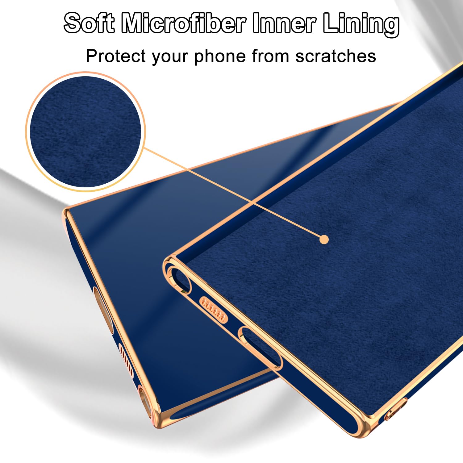 Tnarru Designed For Samsung Galaxy S22 Ultra Case With Ring Stand, Support Magnetic Car Mount Rotating Finger Holder Soft Tpu Co