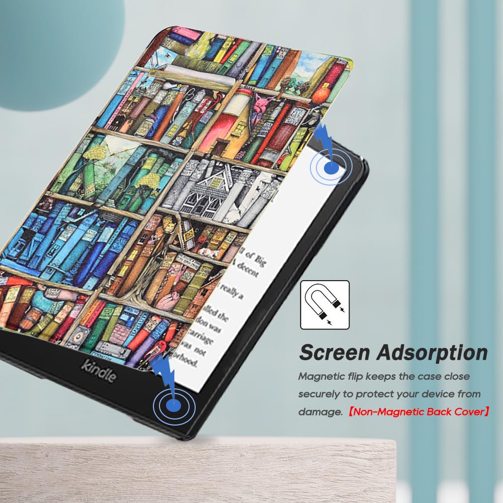 Scsvpn Case For 6.8'' Kindle Paperwhite 11Th Generation 2021 And Kindle Paperwhite Signature Edition   Ultra Slim Premium Durabl