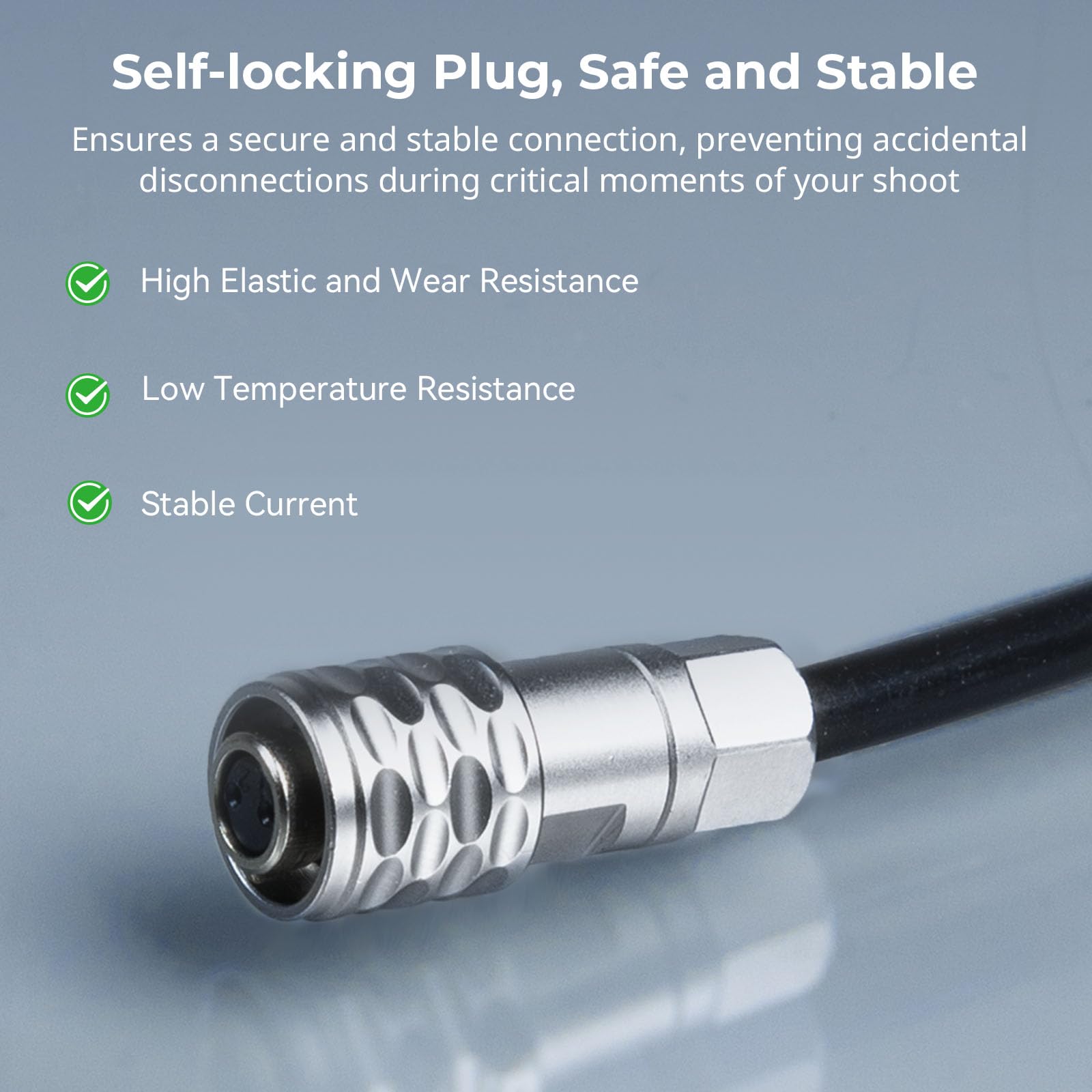 Smallrig D-Tap To Bmpcc 4K/6K Coiled Power Cable Suitable For Blackmagic Pocket Cinema Camera 4K / 6K For V Mount Gold Mount Bat