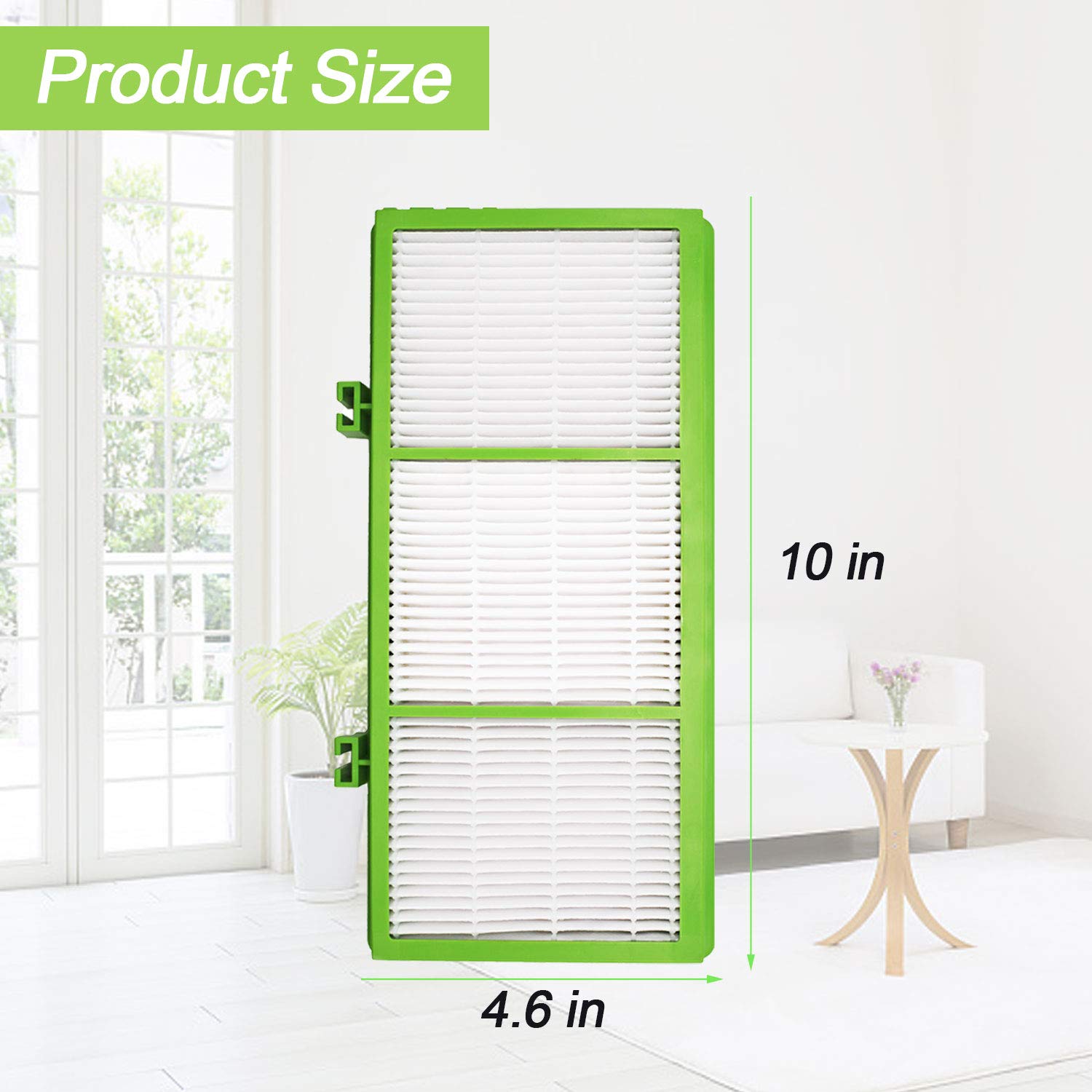 Ioyijoi Filter Compatible With Holmes Aer1 Series, Replacement Parts # Hapf300Ah U4R, Hap242 Nuc (4 True Filter Replacement + 8