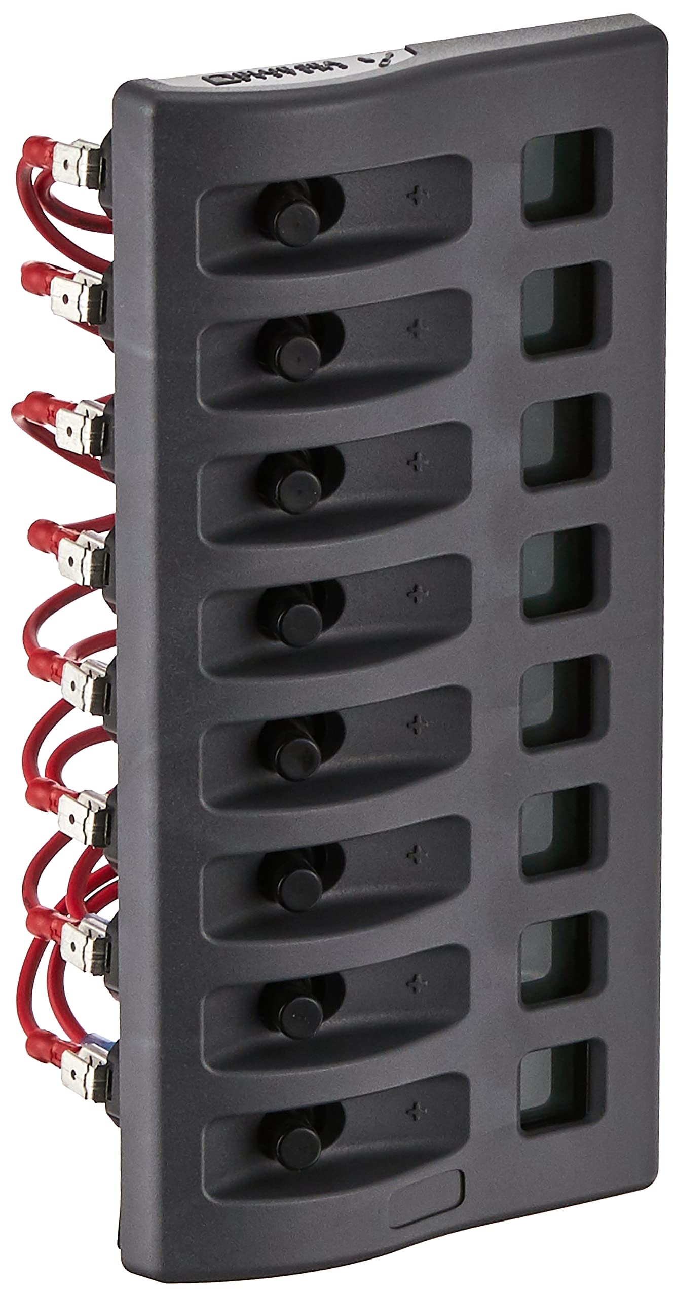 Blue Sea Systems 4308 Switch Panel Wd 12Vdc 8 Pos Cp, Fuses