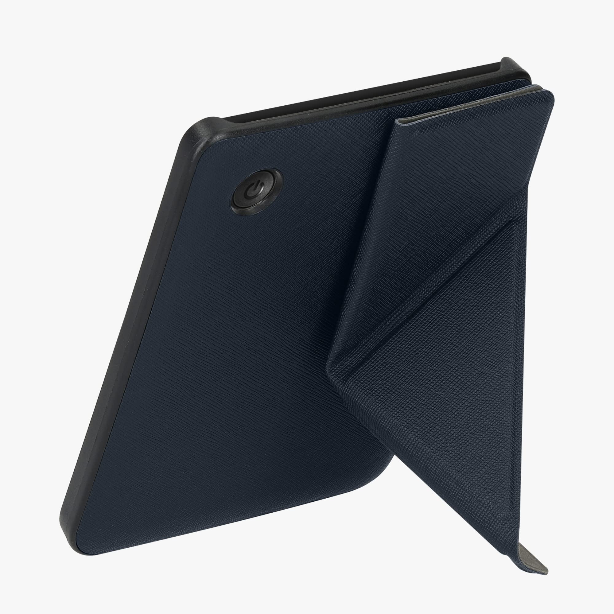 Kwmobile Origami Case Compatible With Kobo Clara 2E / Tolino Shine 4 Case   Slim Pu Leather Cover With Stand   Dark Blue