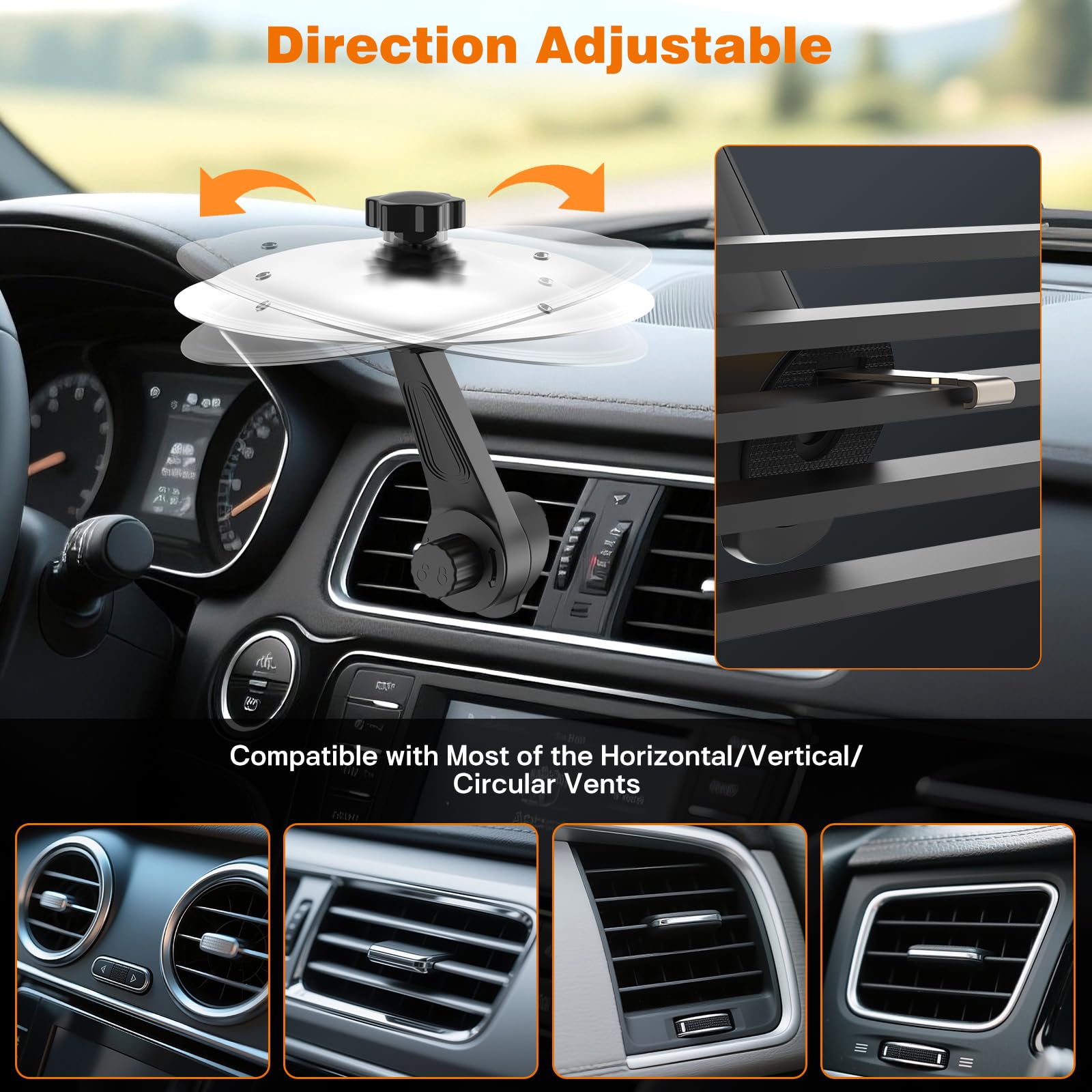 2 Pack Car Cymbal Air Vent, Mini Drum Crash Cymbal Set With Drum Stick, Funny Musical Instruments Gadget For Drummer Music Lover