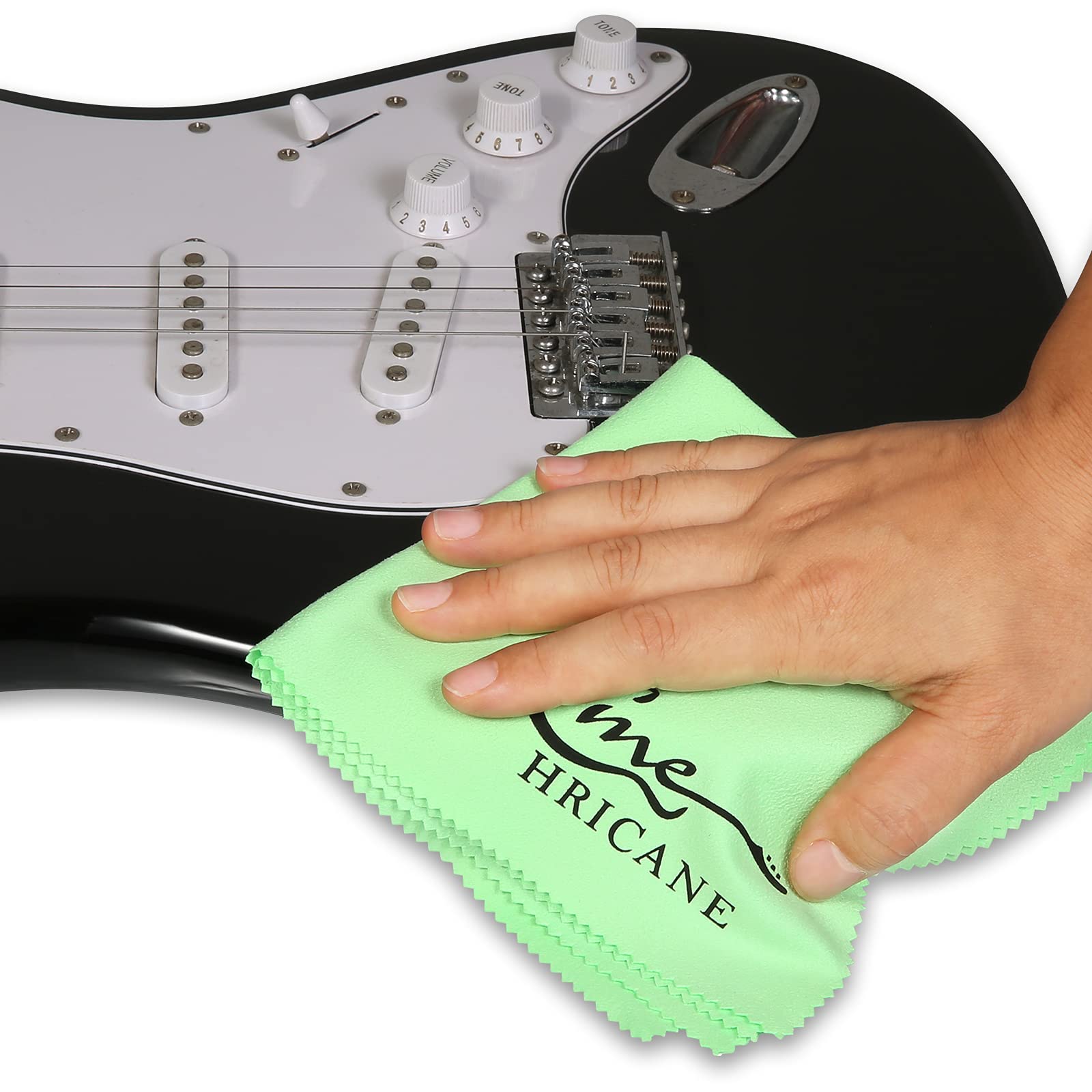 Hricane Guitar Cloths Ultrafine Fiber Suede (8 Pack 12''X12'') Plush Polishing Cloths For Musical Instruments Premium Polishing