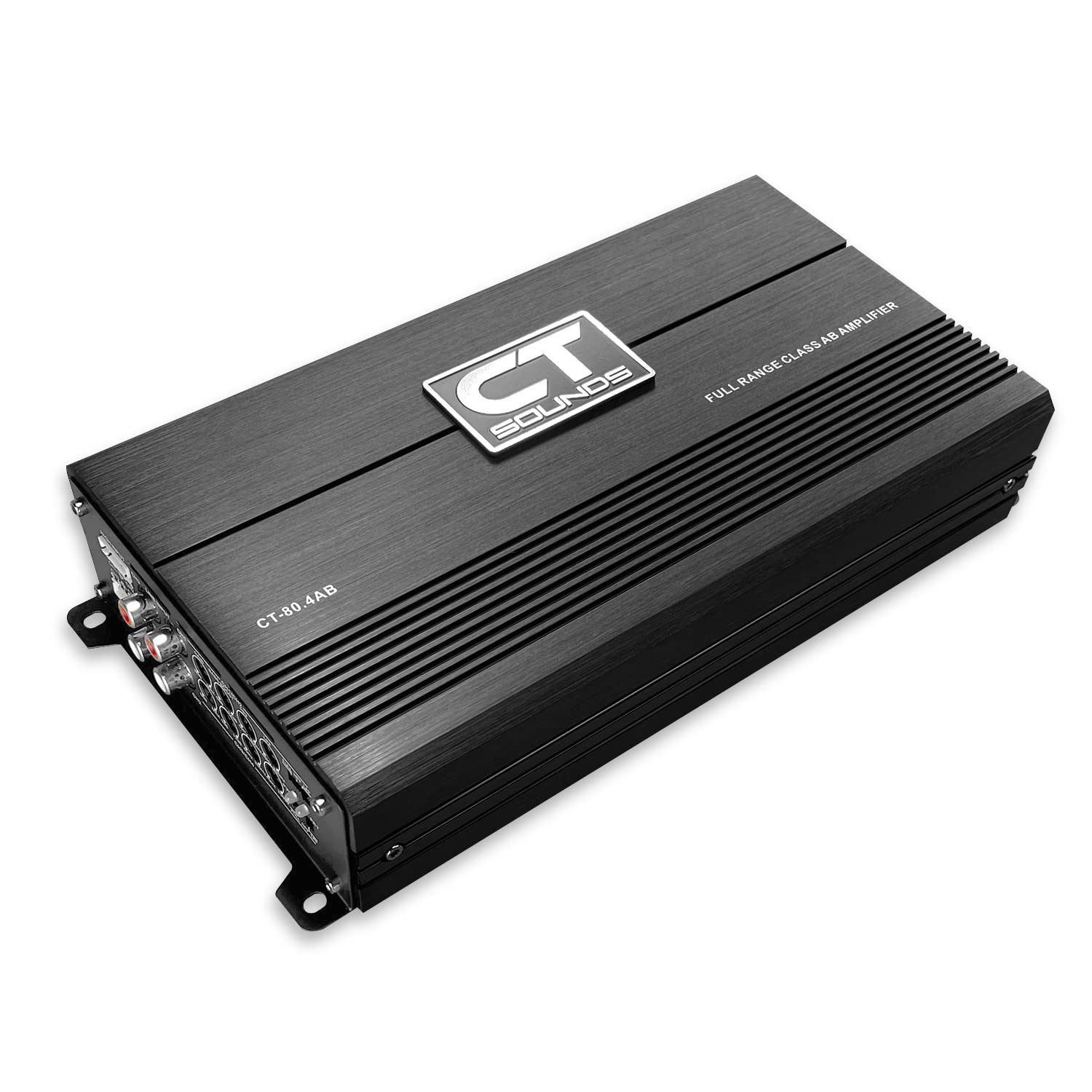 Ct Sounds Ct 80.4Ab Full Range Class Ab 4 Channel Car Audio Amplifier, 480 Watts Rms