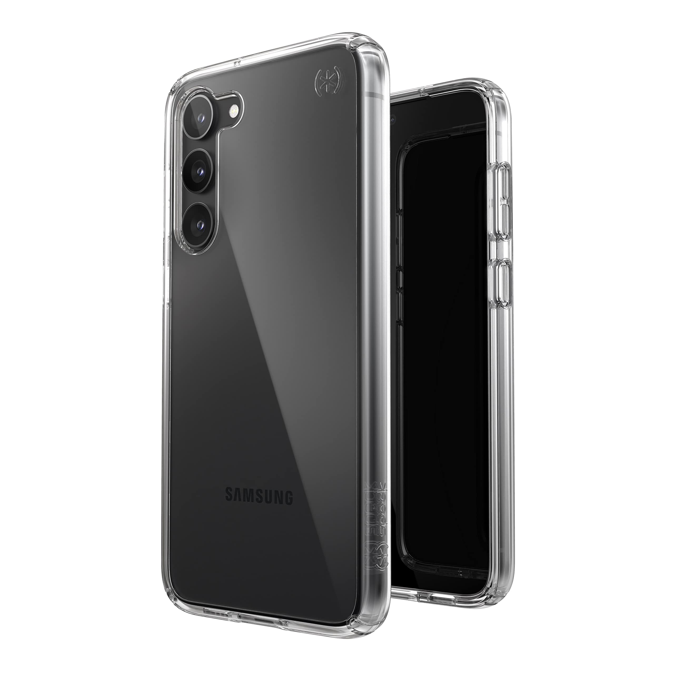 Speck Products Presidio Perfect Clear Case Fits Samsung Galaxy S23+, Clear/Clear