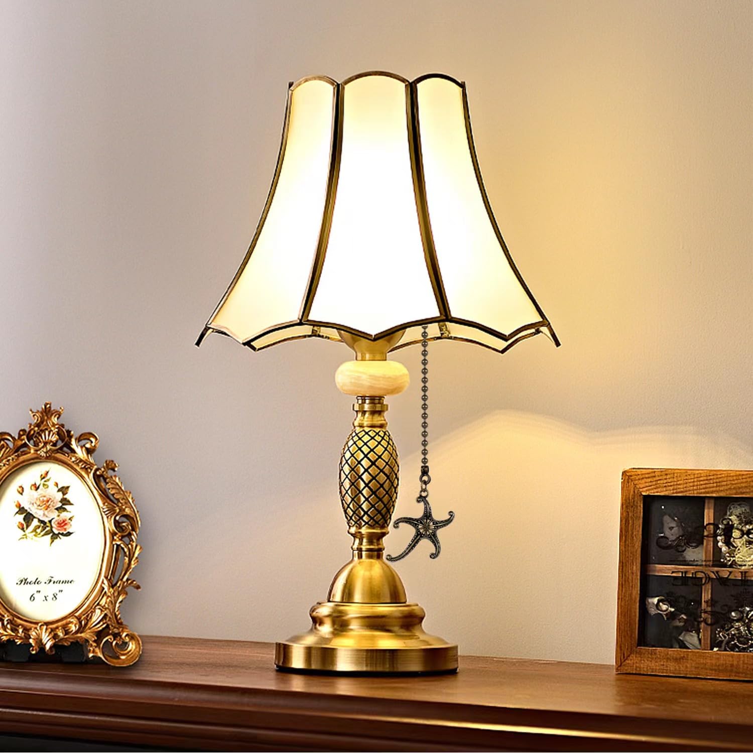 Dotlite Starfish And Octopus Ceiling Fan Pull Chain, Sea Ocean Theme Pulls Charm Extension Decorative,12In 3Mm Diameter Beaded F