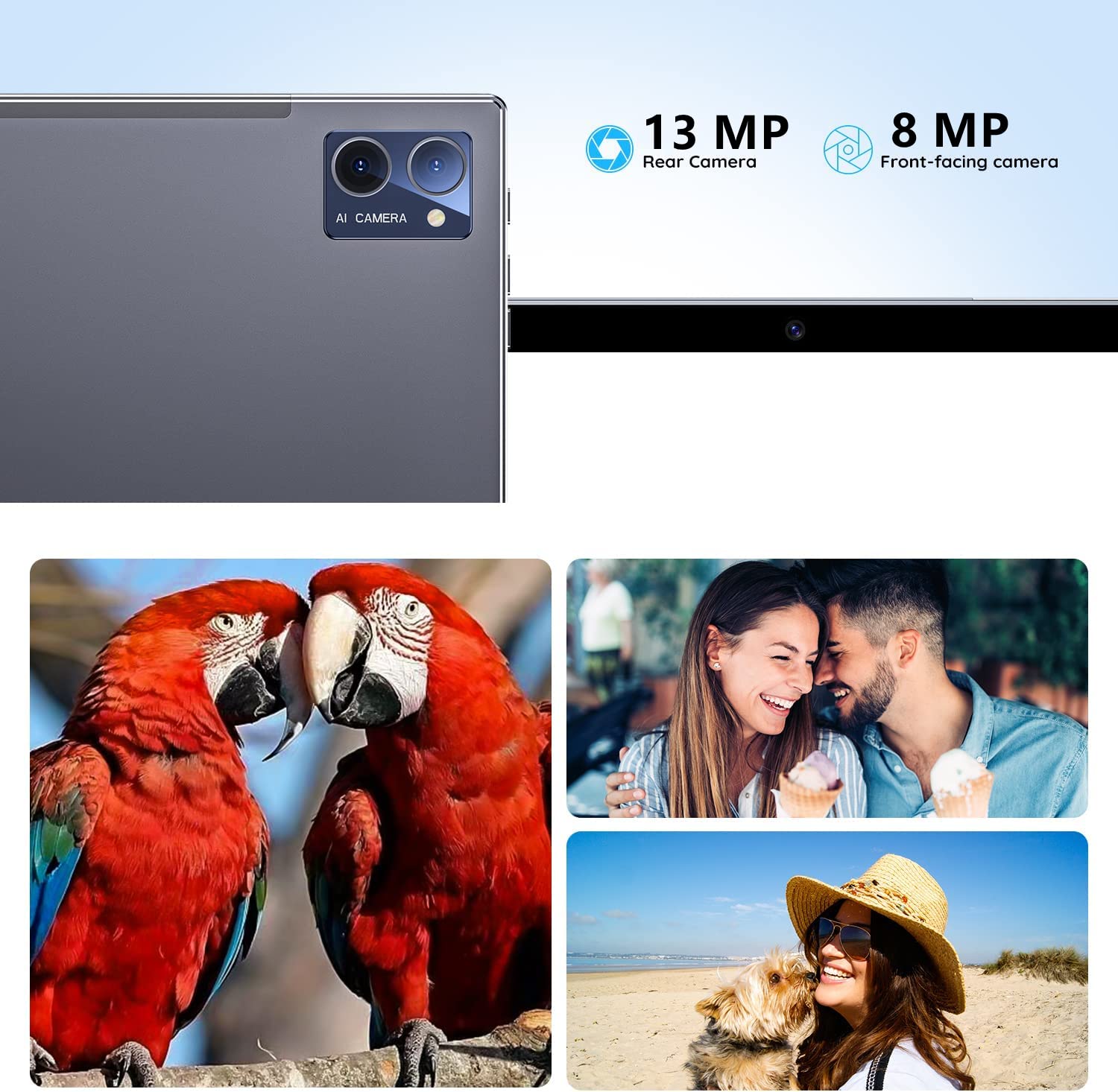 Jxcnsnw Android Tablet 10.1'' Inch, 4G Lte Dual Sim, 16Gb Ram,256Gb Storage,Supports Extend 1Tb, Ips Touchscreen,Dual Camera, Wi