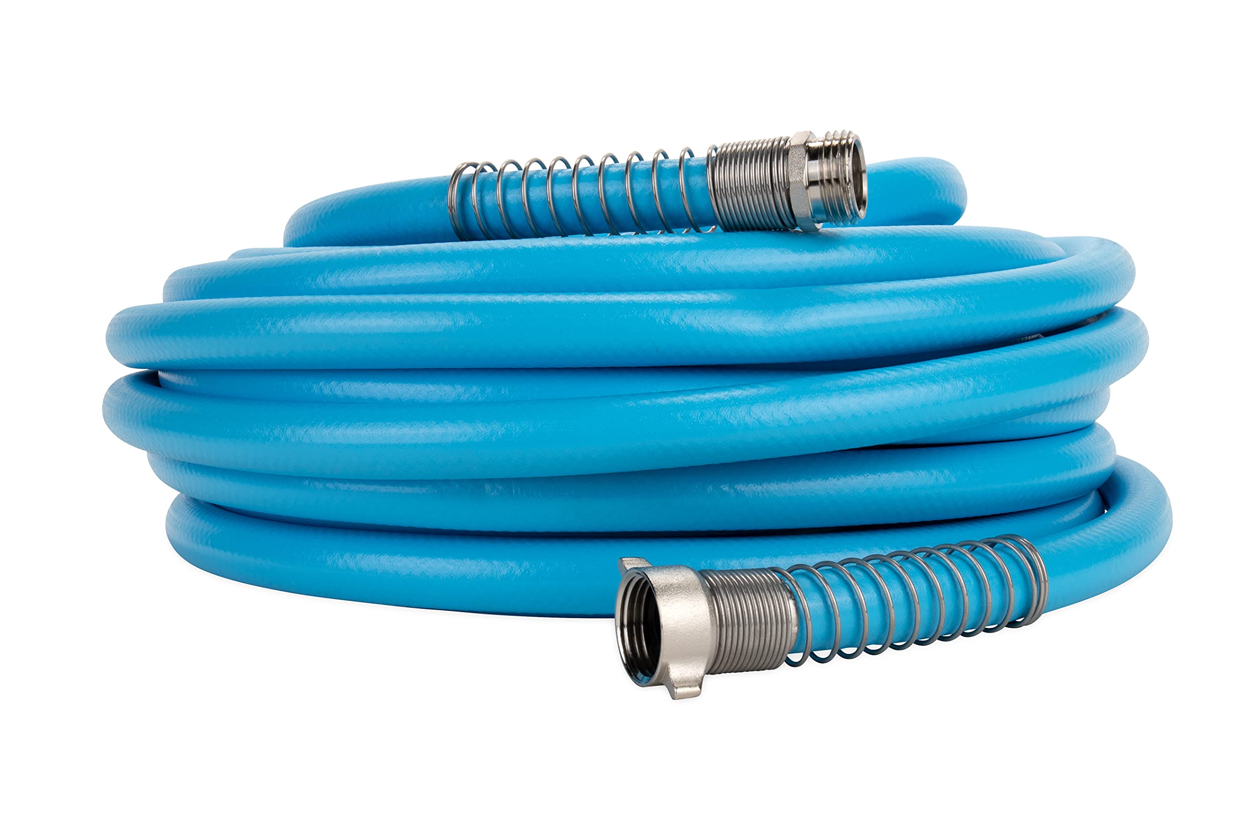 Camco Evoflex 75-Ft Water Hose - Rv Drinking Water Hose Contains No Lead, No Bpa & No Phthalate - Flexible Design W/Stainless St,WBAUVB09LR9LJSW