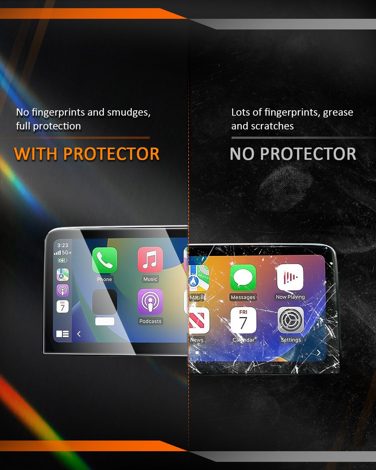 Cdefg For 2021 2022 2023 2024 2025 Mazda Cx5 Cx9 Screen Protector For Mazda Cx 5 Cx 9 Accessories Touch Screen 10.25' Tempered Glass