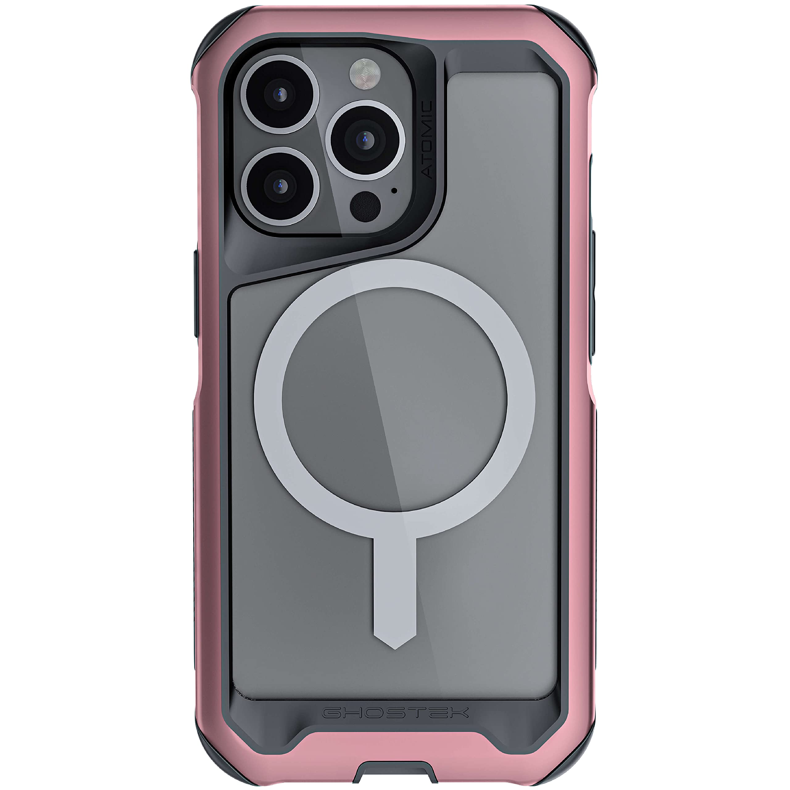 Ghostek Atomic Slim Cute Iphone 13 Pro Case Pink For Women With Magsafe Ring Magnet Built In Wireless Charging Compatible Protec