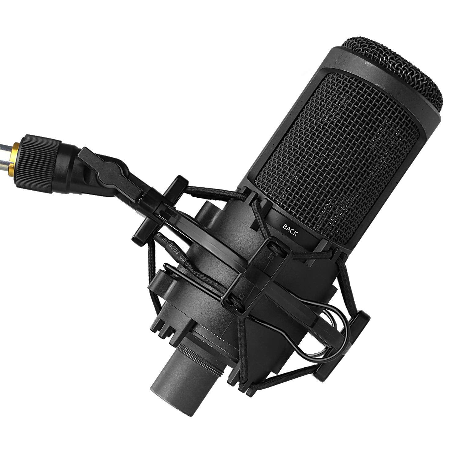 Sunmon At2020 Shock Mount, Shock Mount Stand Reduces Vibration Noise For Audio Technica At2020 At2035 At4040 At2020Usb Atr2500X