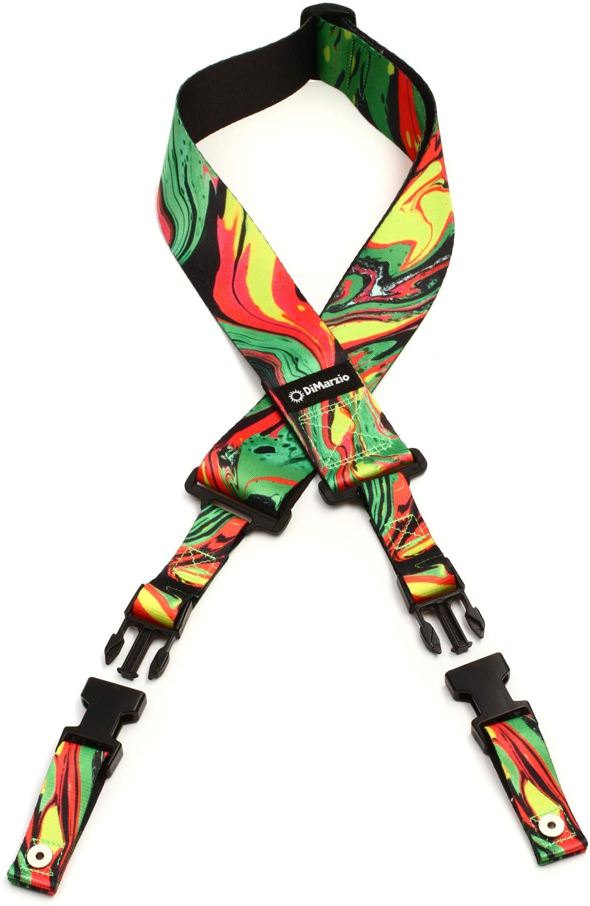 Dimarzio Dd2241   Steve Vai Cliplock Strap   Green Universe