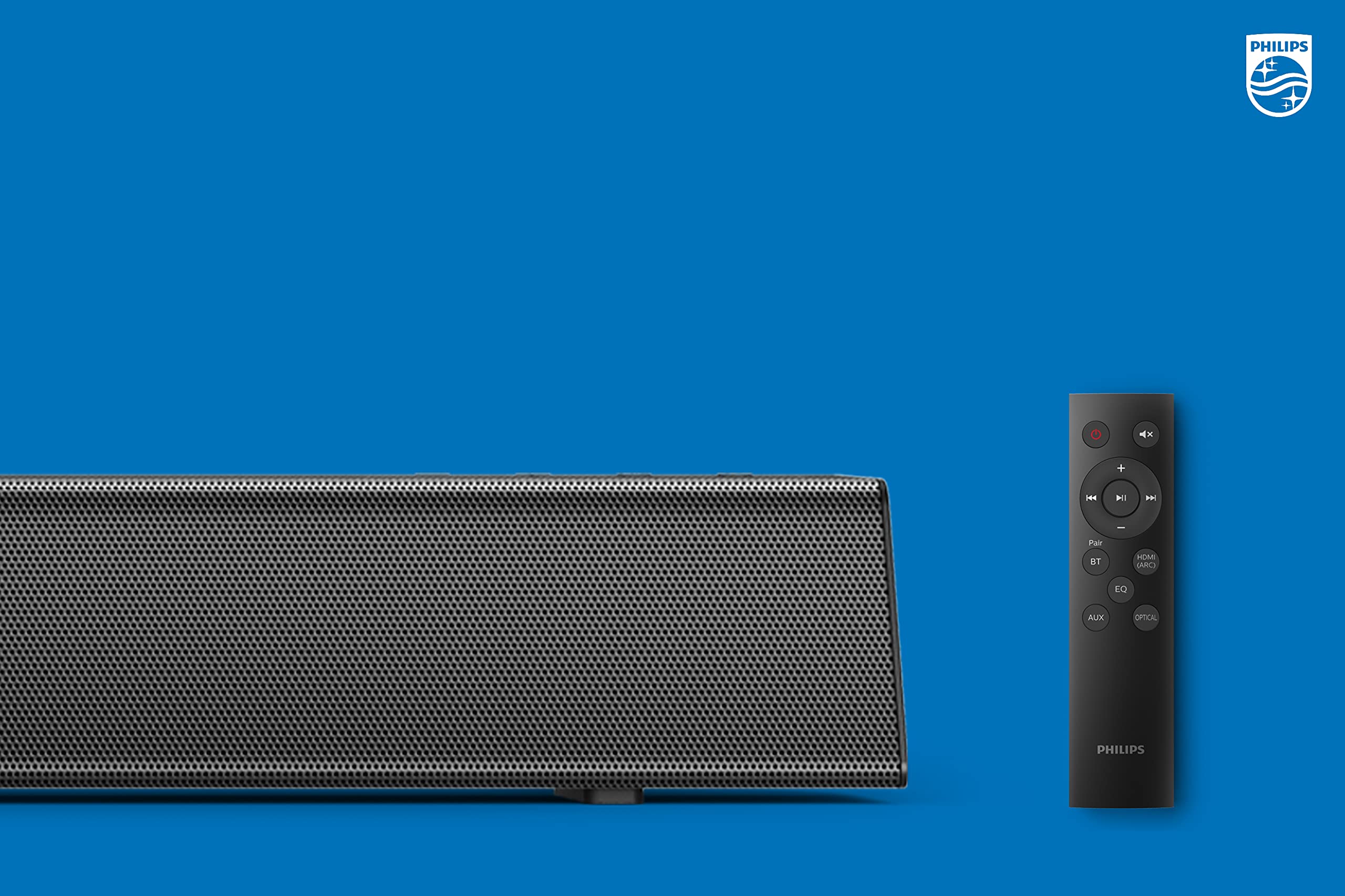 Philips B5106 2.0 Channel Soundbar With Hdmi Arc Support, Roku Tv Ready, Black