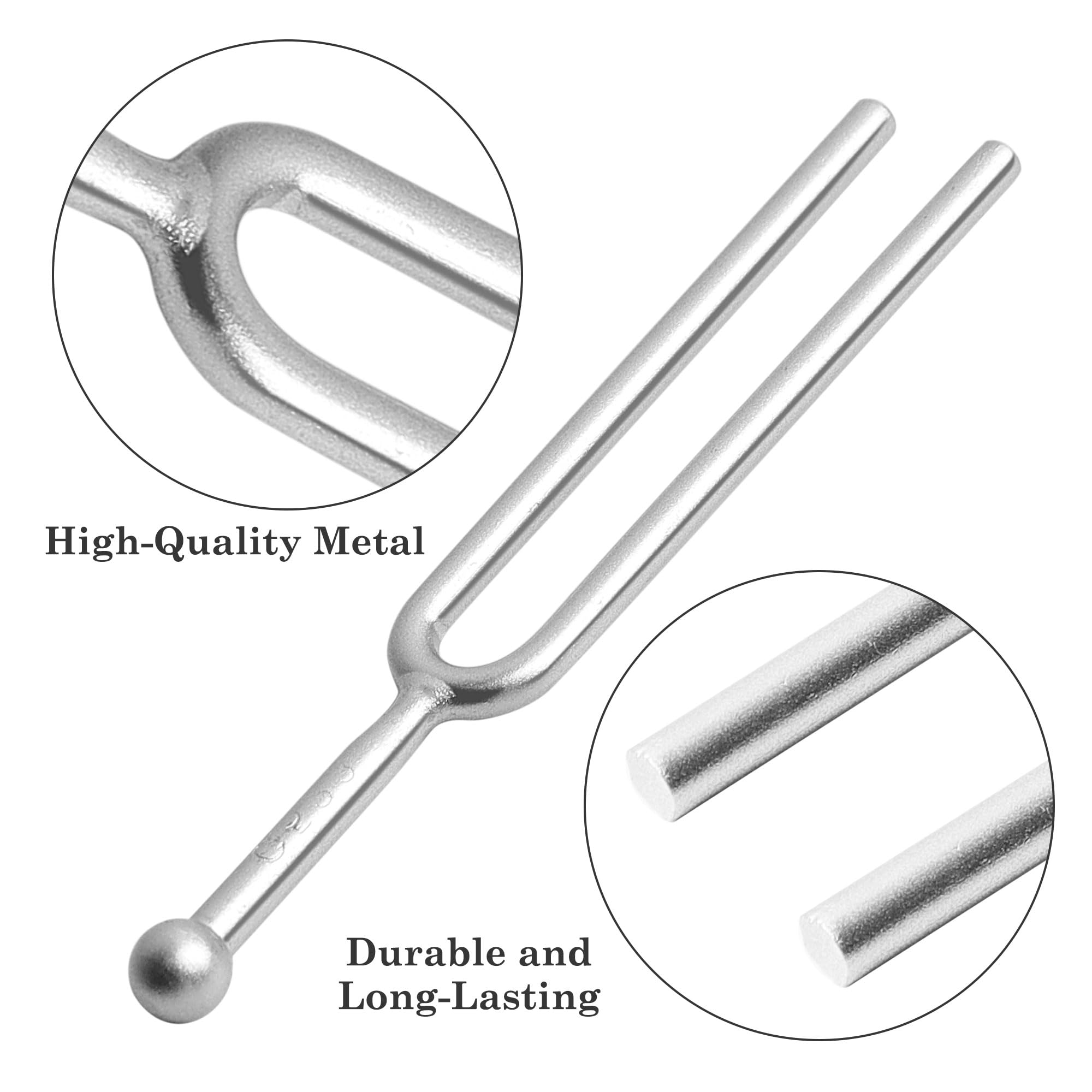 Uxcell Metal Tuning Fork - 523 Hz Guitar Sharp C# For Stress Relaxation, C# Musical Instruments Fork For Violin Piano Tuner Soun