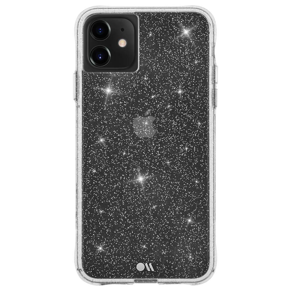 Case Mate   Sheer Crystal   Sparkle Case For Iphone 11   Protective Design   6.1 Inch   Crystal Clear