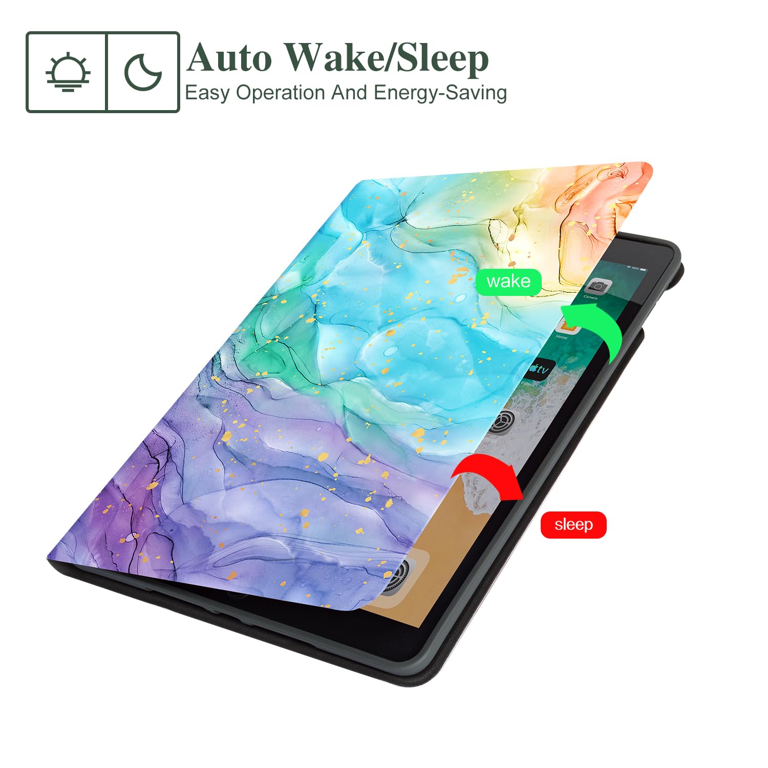 Ipad 10.2 Case, Ipad 9Th Generation Case, Ipad 8Th Generation Case, Ipad 7Th Generation Case, Ipad Cover 9Th Generation Girls Mu