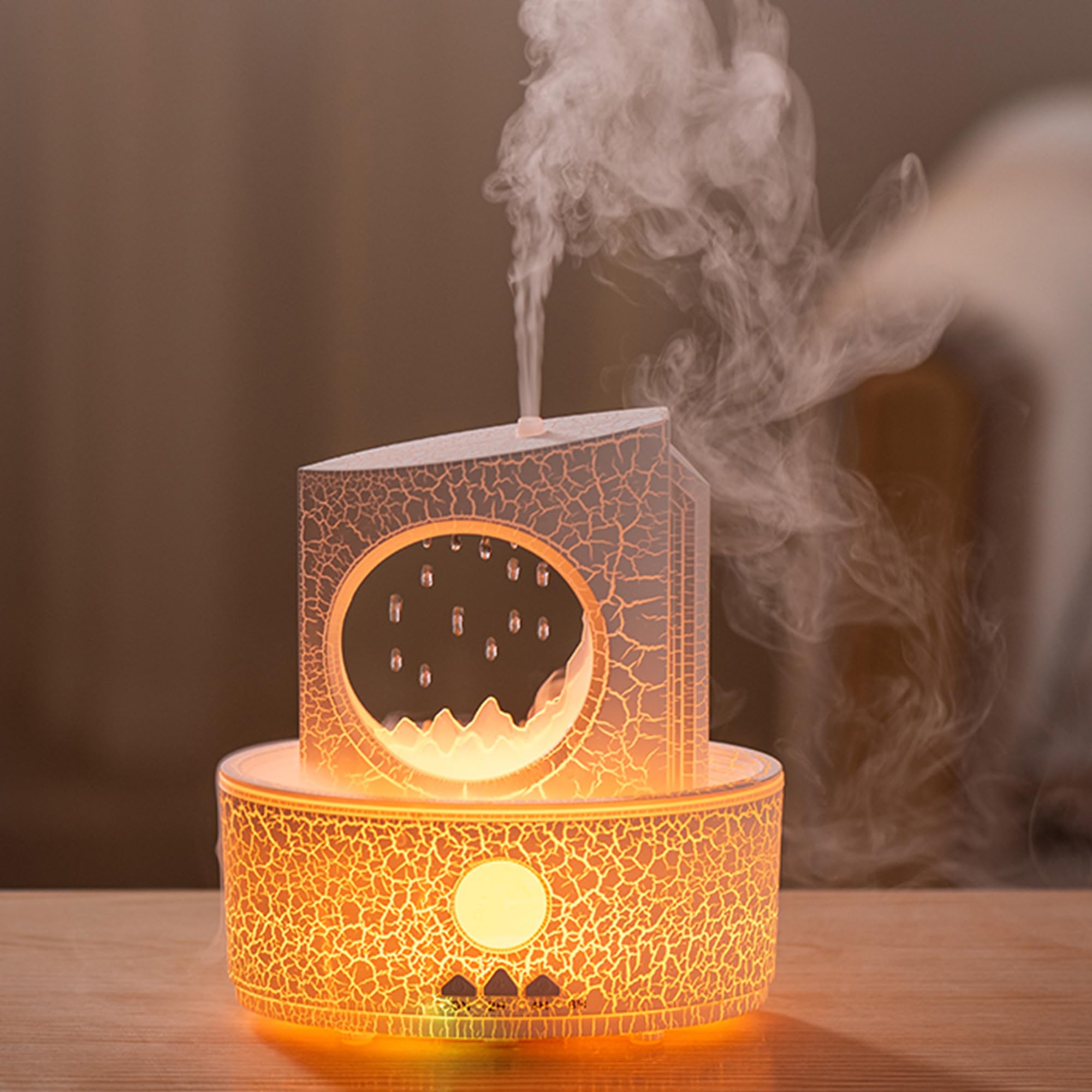 Raindrop Humidifiers for Bedroom,300ML Ultrasonic Small Humidifier, Aromatherapy Essential Oil Vaporizer, Essential Oil Diffuser