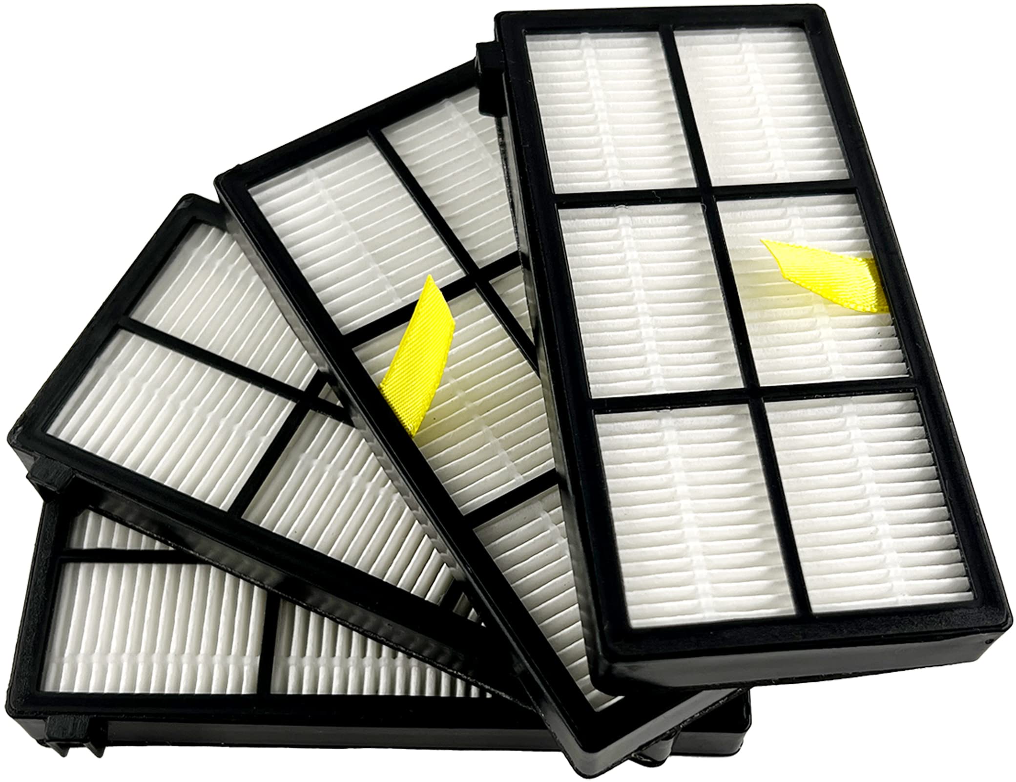 Dttery High Efficiency Hepa Filter Kit Replacement For Irobot Roomba 800, 900 Series Robot Vacuums Part Accessories 4636433, 4 P