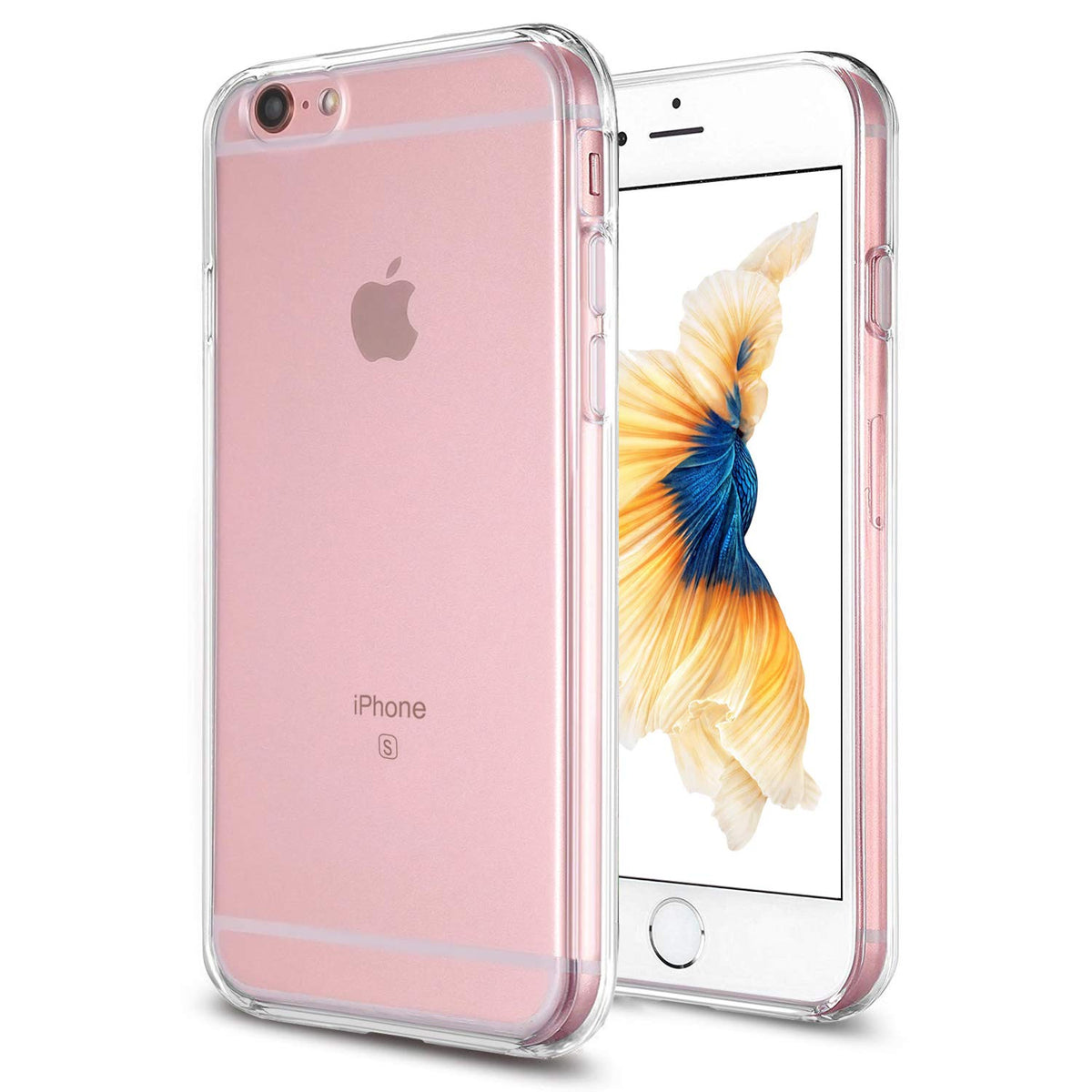 Tenoc Phone Case Compatible For Iphone 6S Plus And Iphone 6 Plus 5.5 Inch, Crystal Clear Ultra Slim Cases Soft Tpu Cover Full Pr
