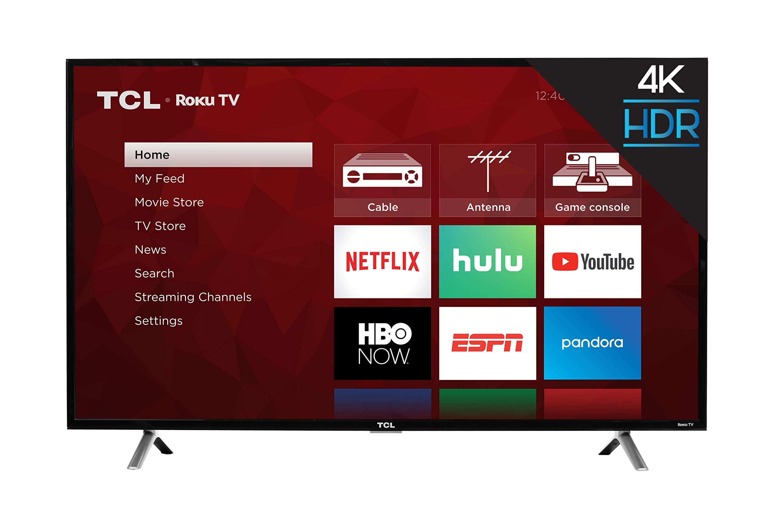 Tcl 43'' Class 4 Series 4K Uhd Hdr Roku 2017 Smart Tv   43S405