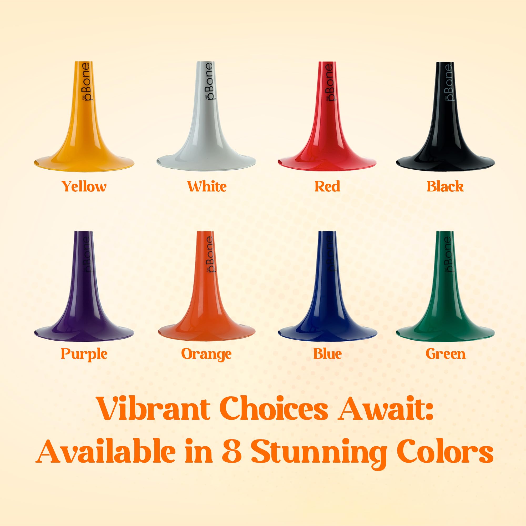 Pinstruments Plastic Pbone Trombone   Mouthpieces And Carrying Bag   Lightweight Versatile, Comfortable Ergonomic Grip   Bb Auth