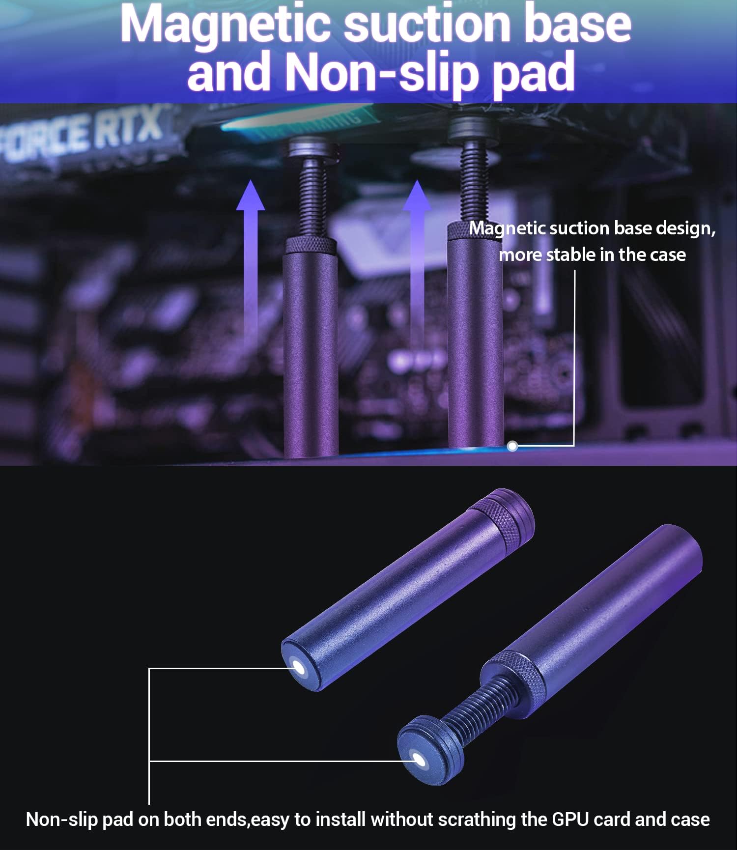 Gpu Support Bracket, Graphics Card Gpu Brace Support, Video Card Sag Holder Bracket, Gpu Stand, L