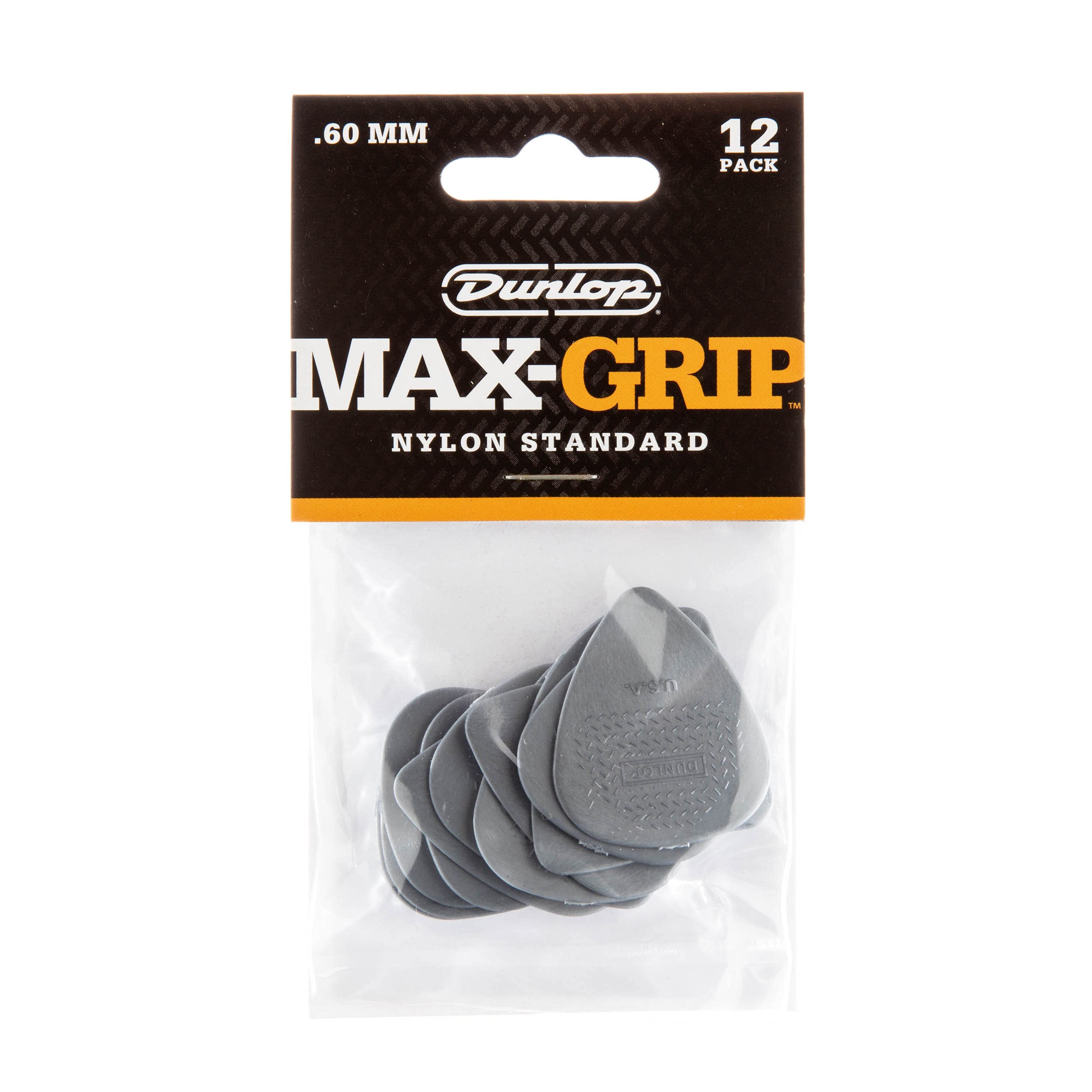 Dunlop Max Grip� Nylon Standard, Light Gray, .60Mm, 12/Player'S Pack