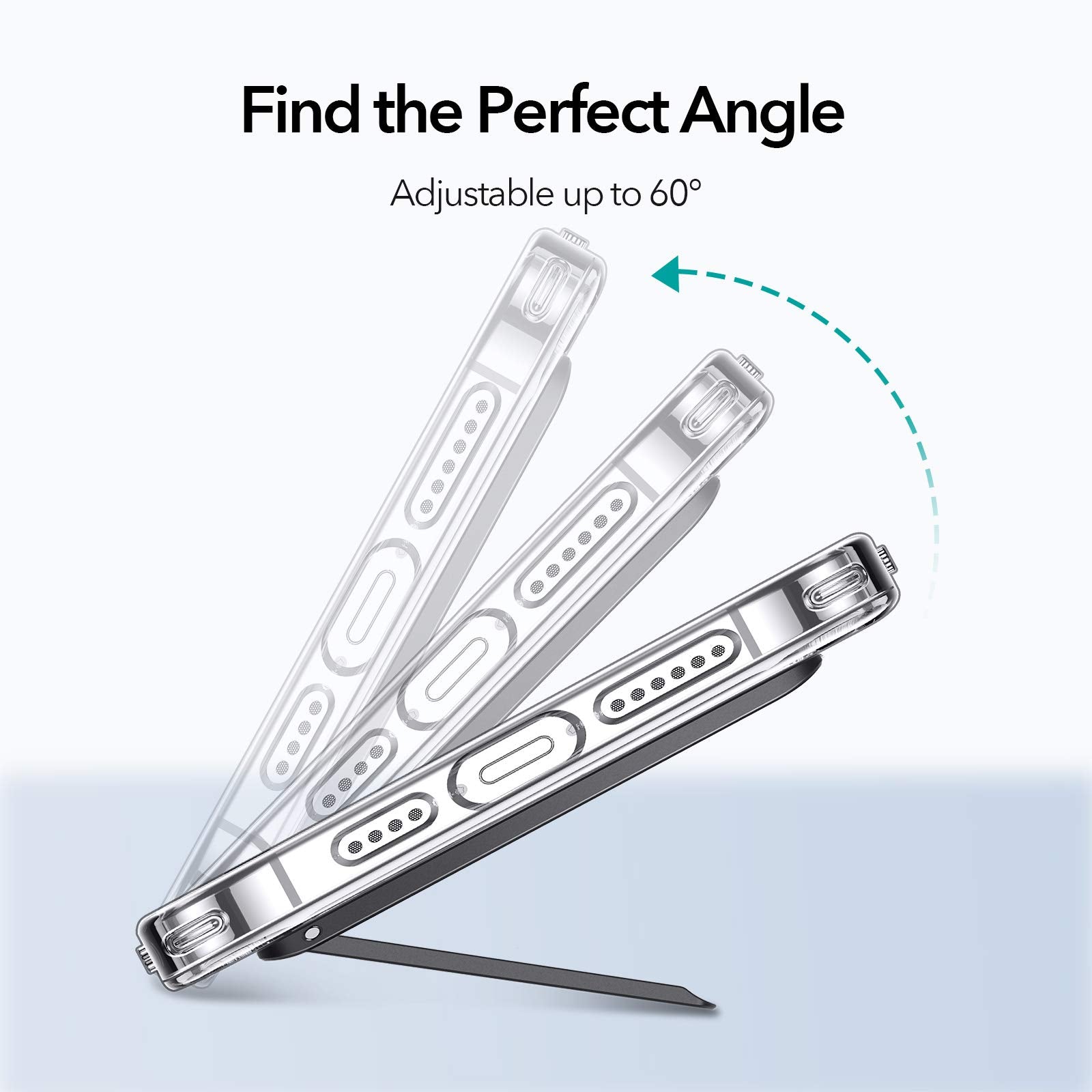 Esr Boost Phone Kickstand, Vertical And Horizontal Stand, Adjustable Angle, Compatible With Iphone Air 17 Pro Max, Iphone 16/15/