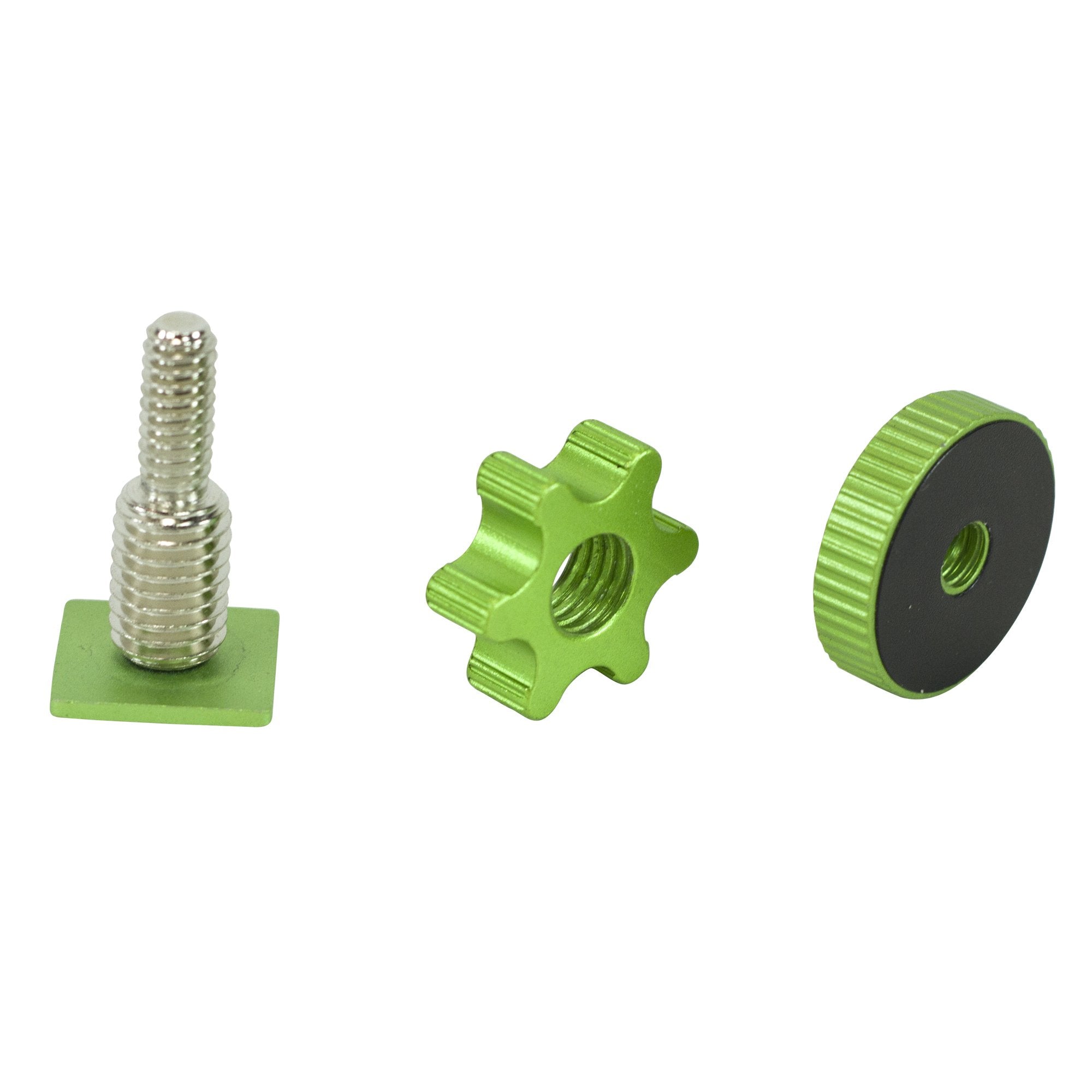 Cam Caddie Flashner �� � 20 Inch Tripod Screw To Hot/Cold Shoe Adapter/Flash Converter   Standard Quarter Twenty Threaded Post Made From High Strength Steel And Aluminum (Green)
