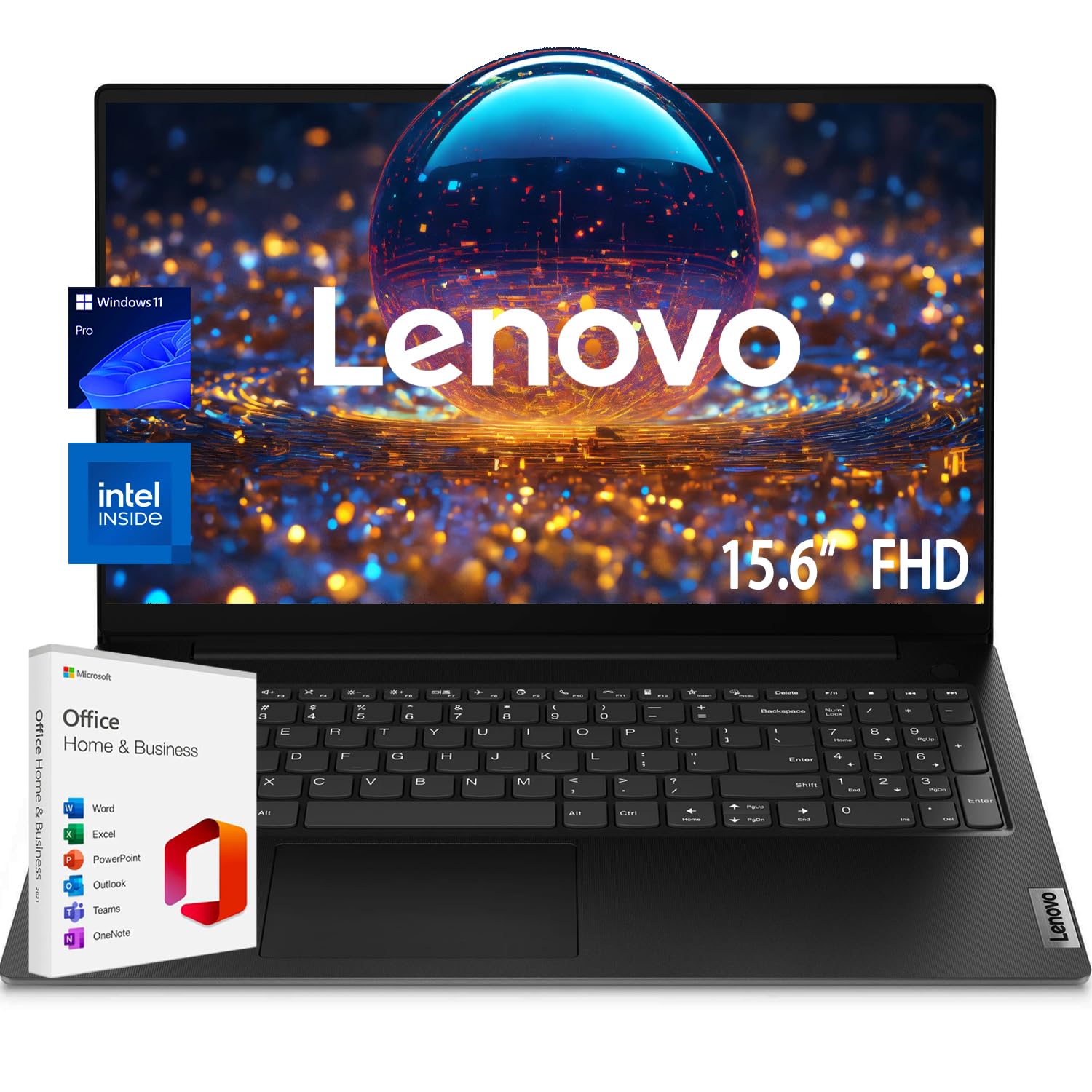 Lenovo V15 Business Laptop | 16Gb Ram | 1Tb Ssd | 15.6'' Fhd Display | Intel 2 Core Processor | Ethernet | 1 Year Office | Windo