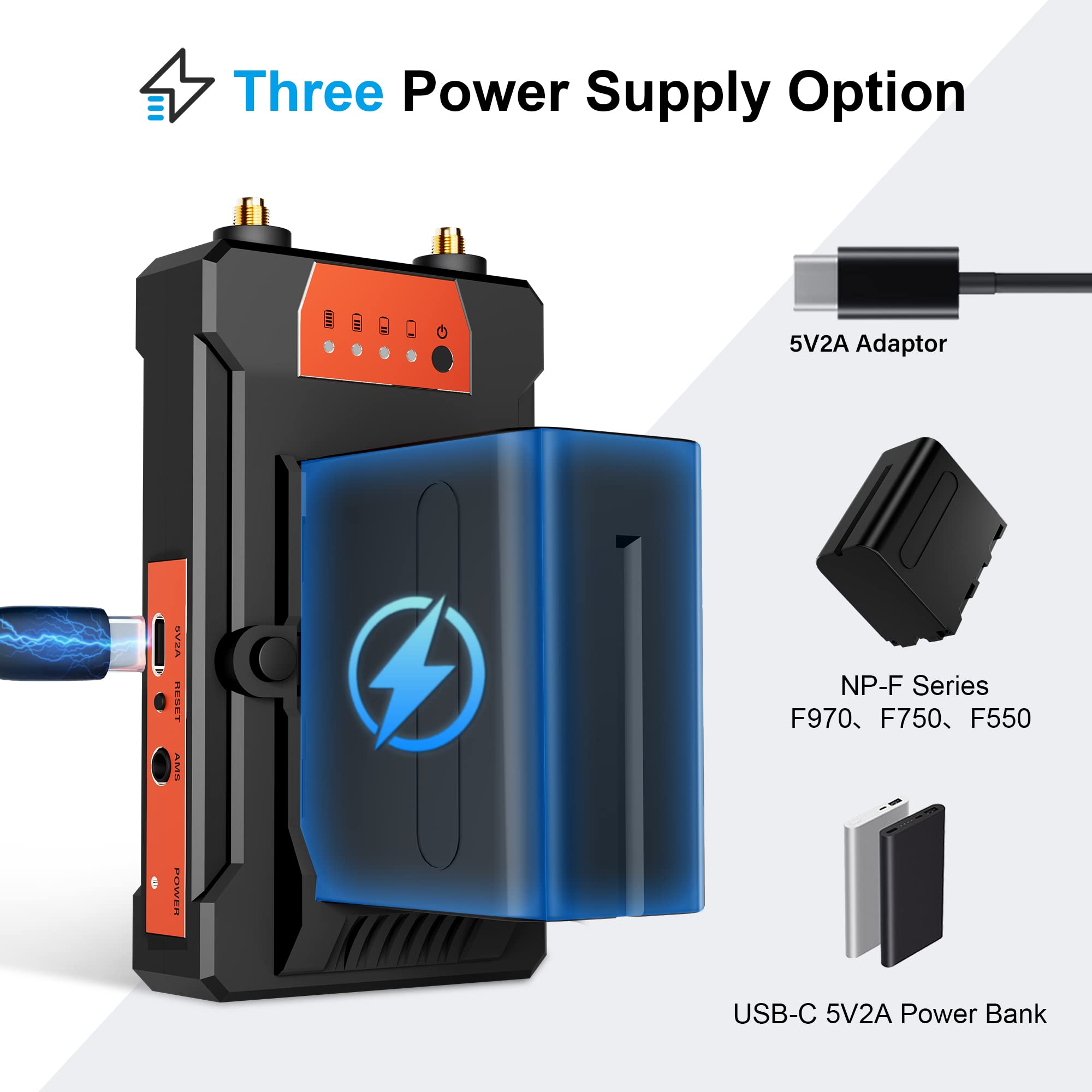 Wireless Hdmi Transmitter And Receiver 1080P, Wireless Hdmi Extender With Loop Out, 2.4G/5.8G Hdmi Wireless Adapter Support Ir C