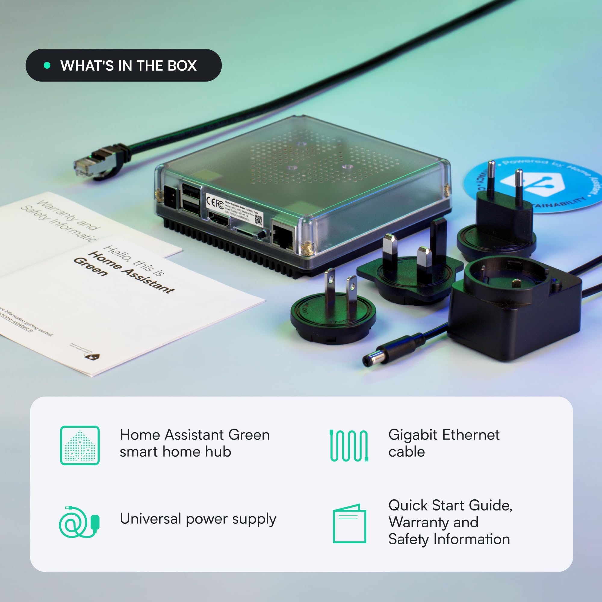 Home Assistant Green | Smart Home Hub With Advanced Automation | Official Home Assistant Hardware