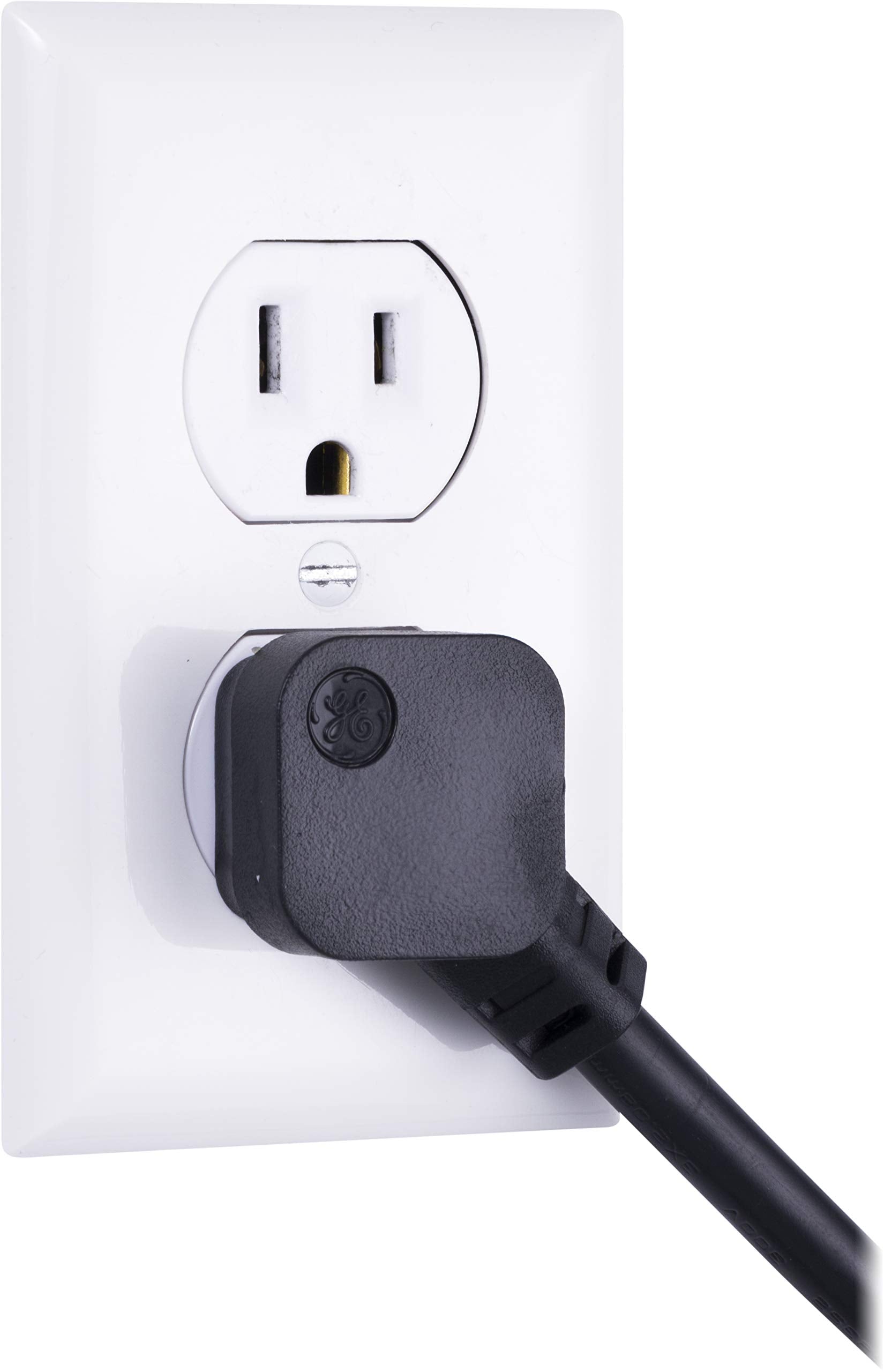 Ge 4 Outlet Surge Protector, 2 Usb Ports, 3 Ft Power Cord, 800 Joules, Twist To Lock Safety Covers, Automatic Shutdown Technolog