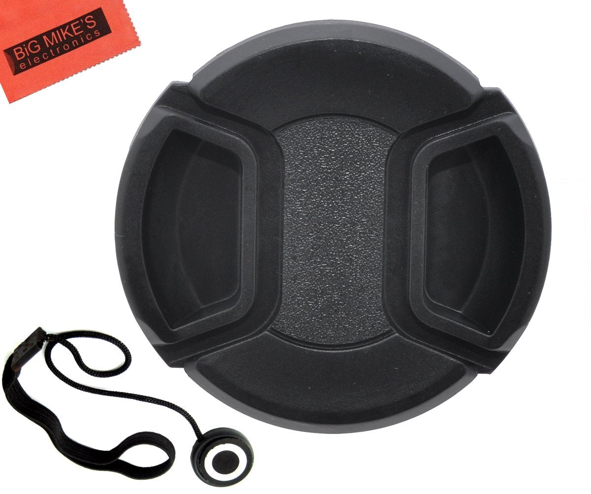 72mm Snap-On Lens Cap for Nikon 18-200mm f/3.5-5.6 G ED-IF AF-S VR DX Zoom Nikkor Lens + Cap Keeper + Microfiber Cleaning Cloth