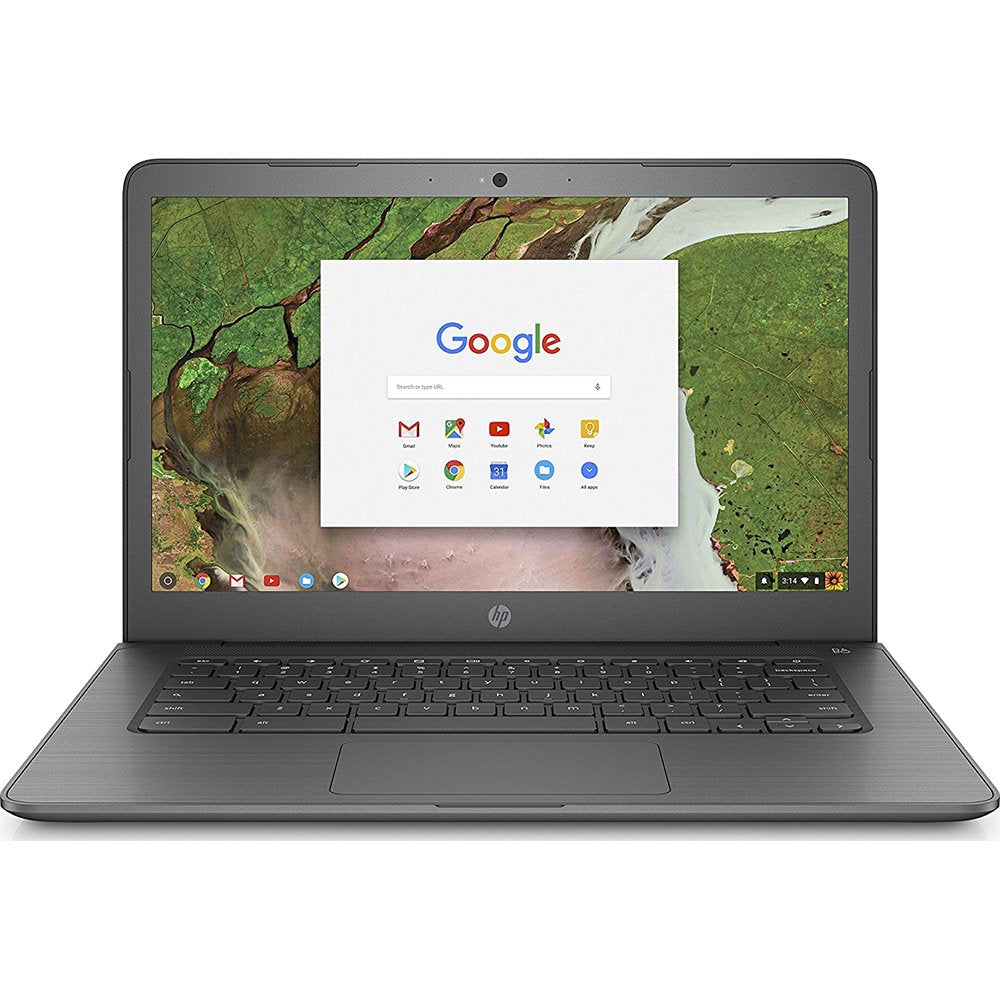Hp Chromebook 14 Inch  Laptop  With 180 Degree  Hinge, Intel Celeron N3350  Processor, 4 Gb  Ram, 32 Gb Emmc Storage, Chrome Os 