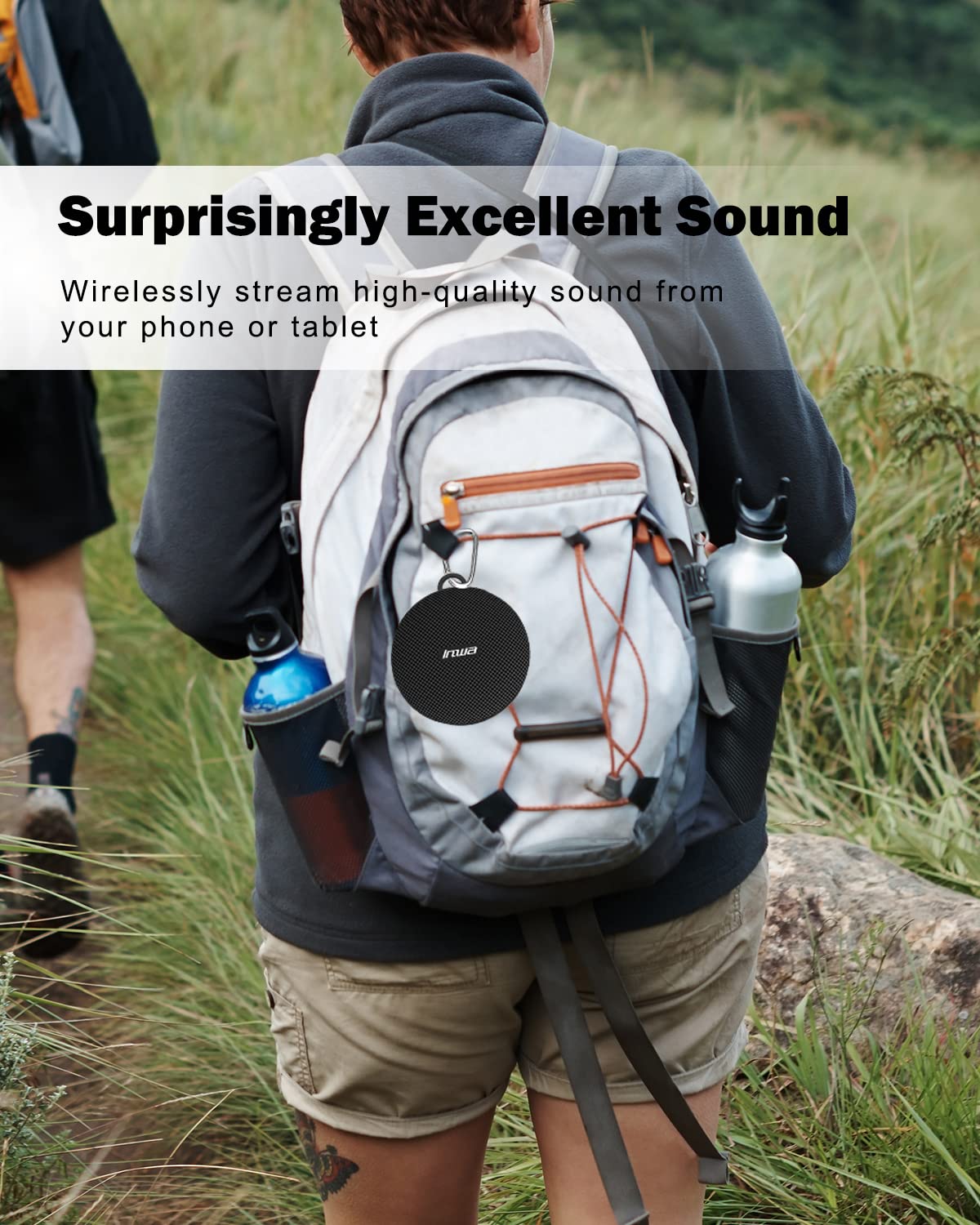 Inwa Bluetooth Bicycle Speakers With Tf Card Mode, Waterproof Wireless Portable Traveling Bike Speaker, Built In Mic For Bicycle