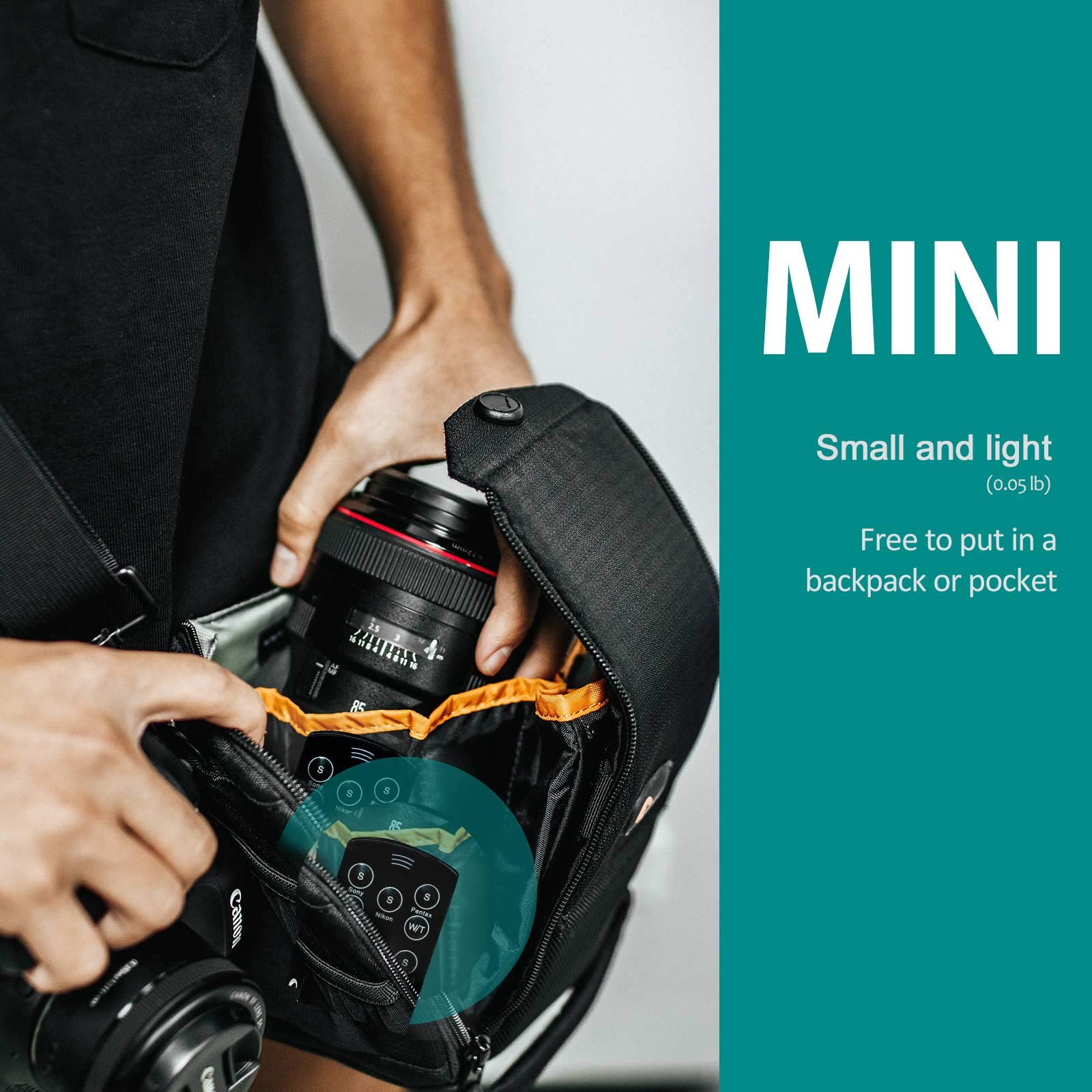 Wireless Remote Control Camera Shutter Release Ml L7A For Nikon Coolpix B600,A1000,P1000,Z50, Z30,Z7 Ii,Z Fc,Replace Nikon Ml L7