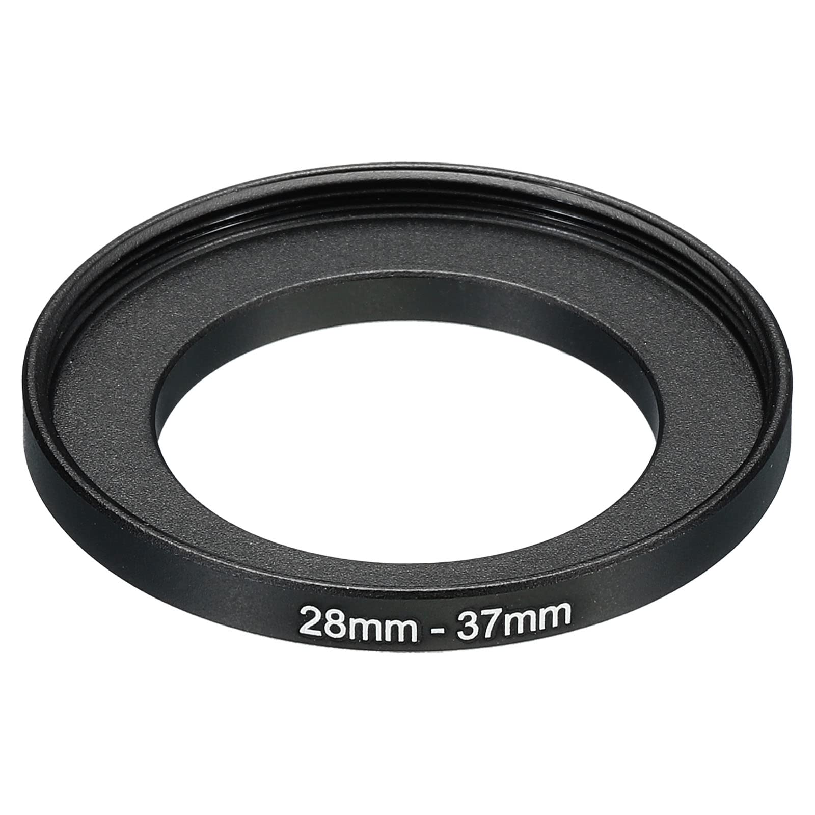 Patikil 28Mm 37Mm Metal Step Up Ring, Camera Lens Filter Adapter Ring Aluminum Filter Adapter Ring For Camera Lenses Hood, Black